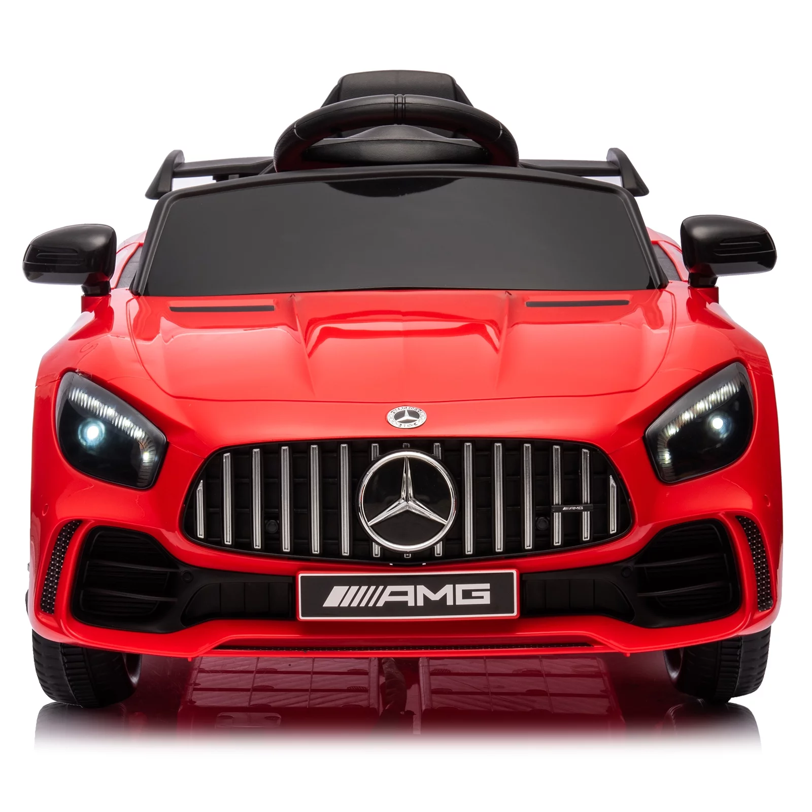 Mercedes Benz Kids Electric Car, Kids Ride on Cars with Remote Control, 12V Ride on Toys for Kids, Battery Powered Kids Electric Vehicles, Kids Electric Car for 3-5 Boys Girls Birthday Gifts, Red - Womvr