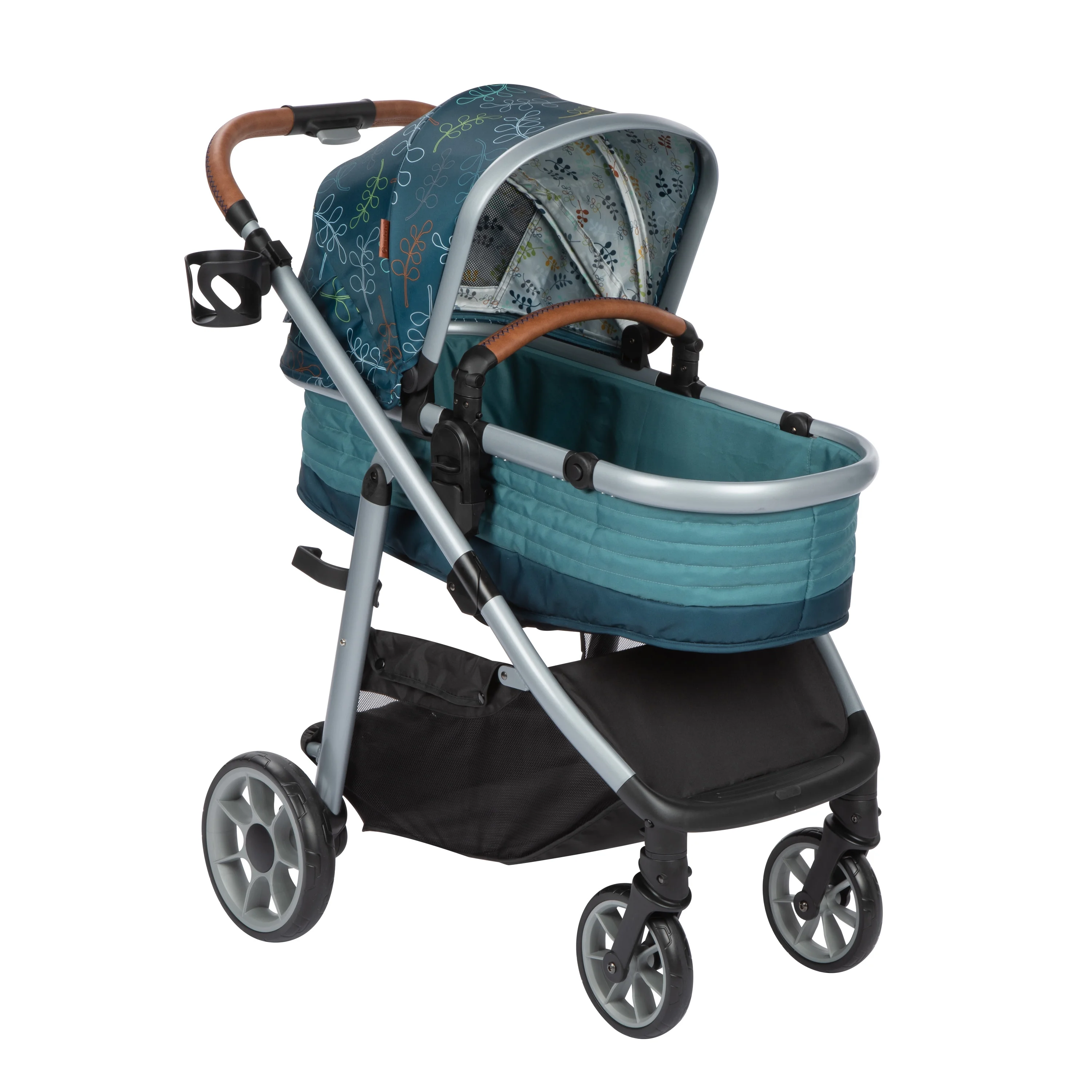 Monbebe Lynx 6 in 1 Modular Travel System Stroller and Infant Car Seat, Leaf - Womvr