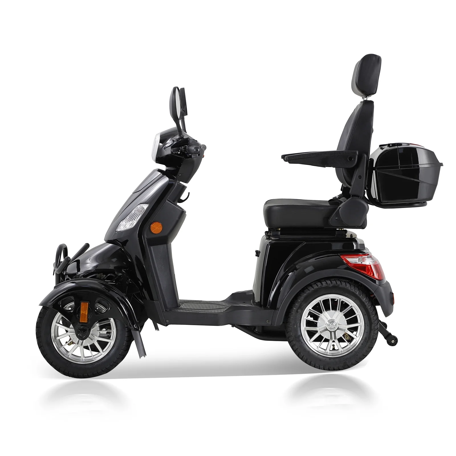 4-Wheel Electric Mobility Scooter for Adults Seniors and Eldely,Adult Electric Powered Wheelchair Device,Father's Day Gift - Womvr