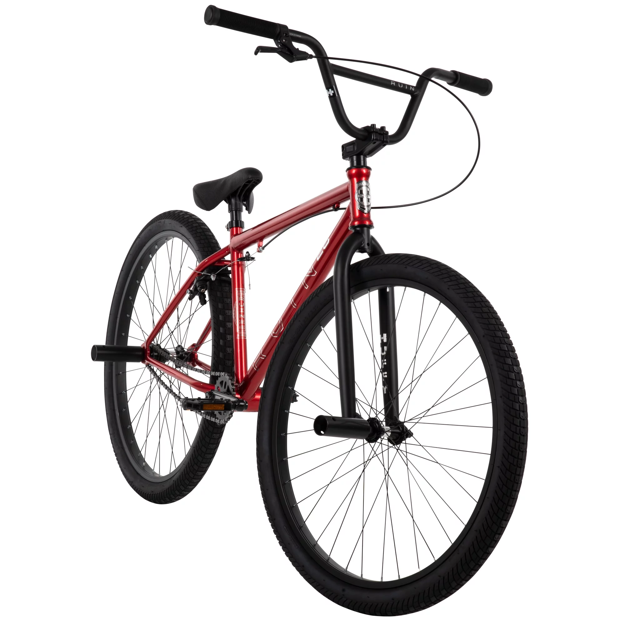 Huffy Ruin 26-inch Men's BMX Freestyle Bicycle, Ages 12+ Years,  Red - Womvr