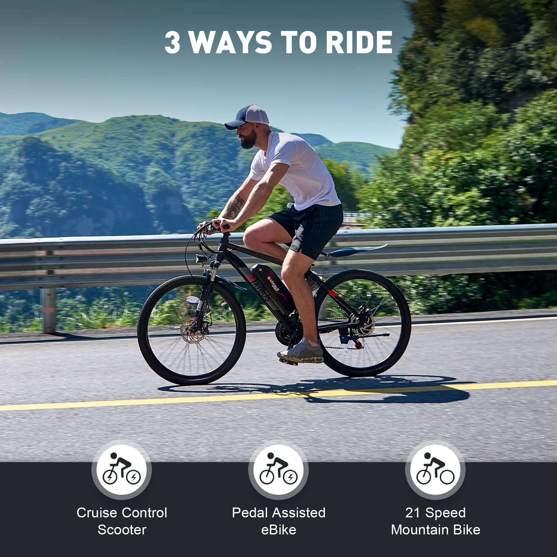 Viribus Electric Mountain Bicycle 26