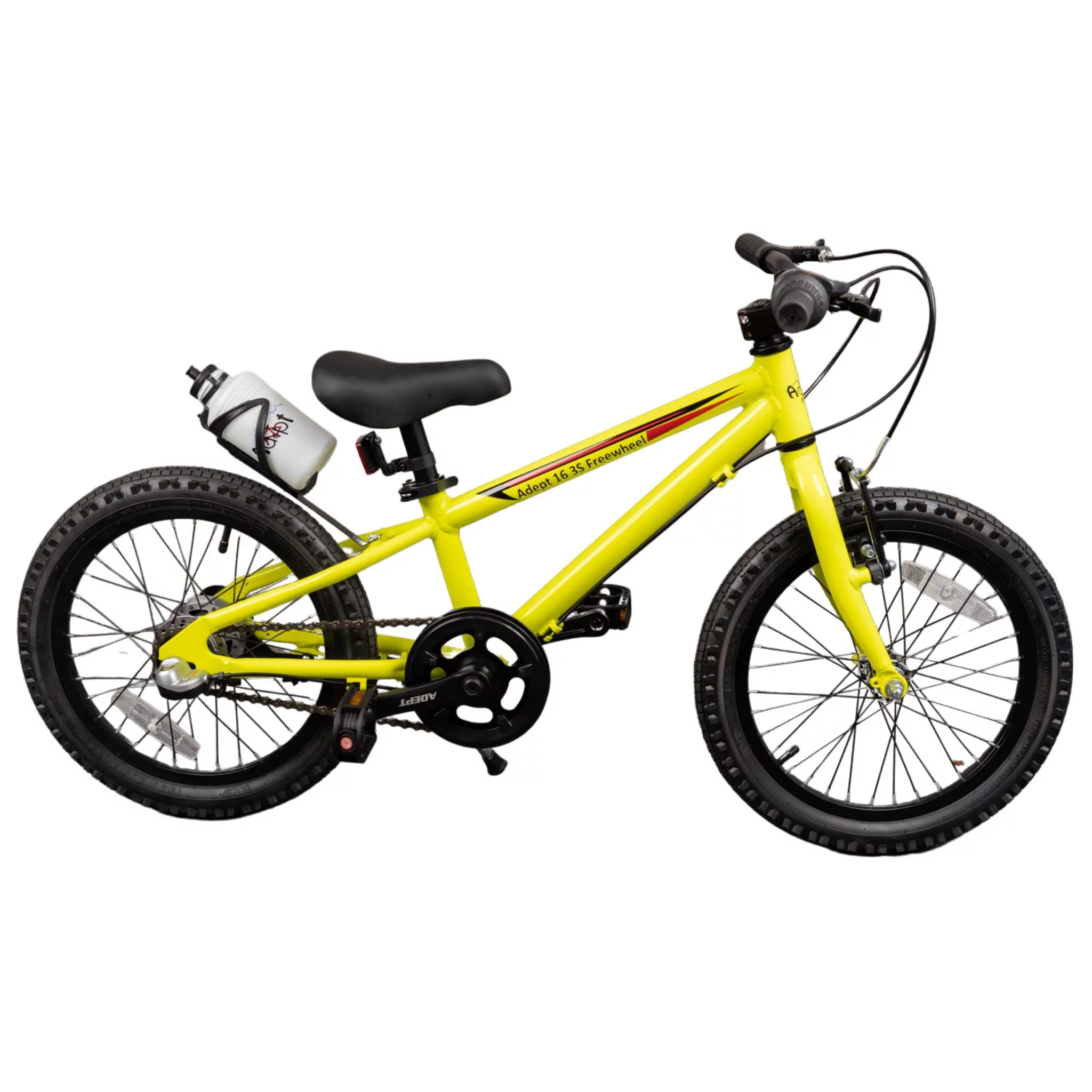 Adept 16 3S Freewheel by Adept Family brand. Lightweight 3 Speed 16 Inch Kids Bike with Shimano Internal Gears. The only 16 inch bikes with gears. 16 inch mountain bike. - Womvr