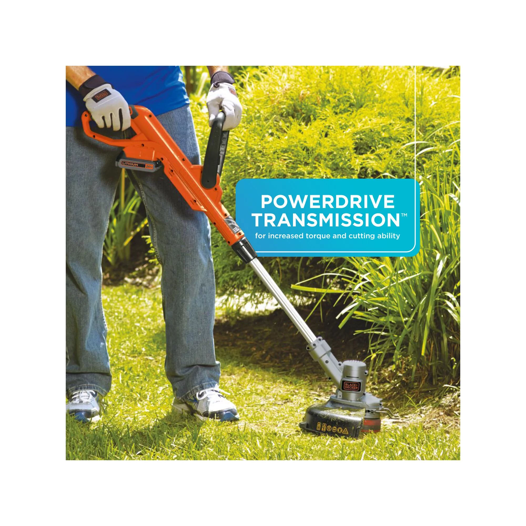 BLACK+DECKER LST300 20V MAX Lithium 12 in. Trimmer/Edger - Womvr