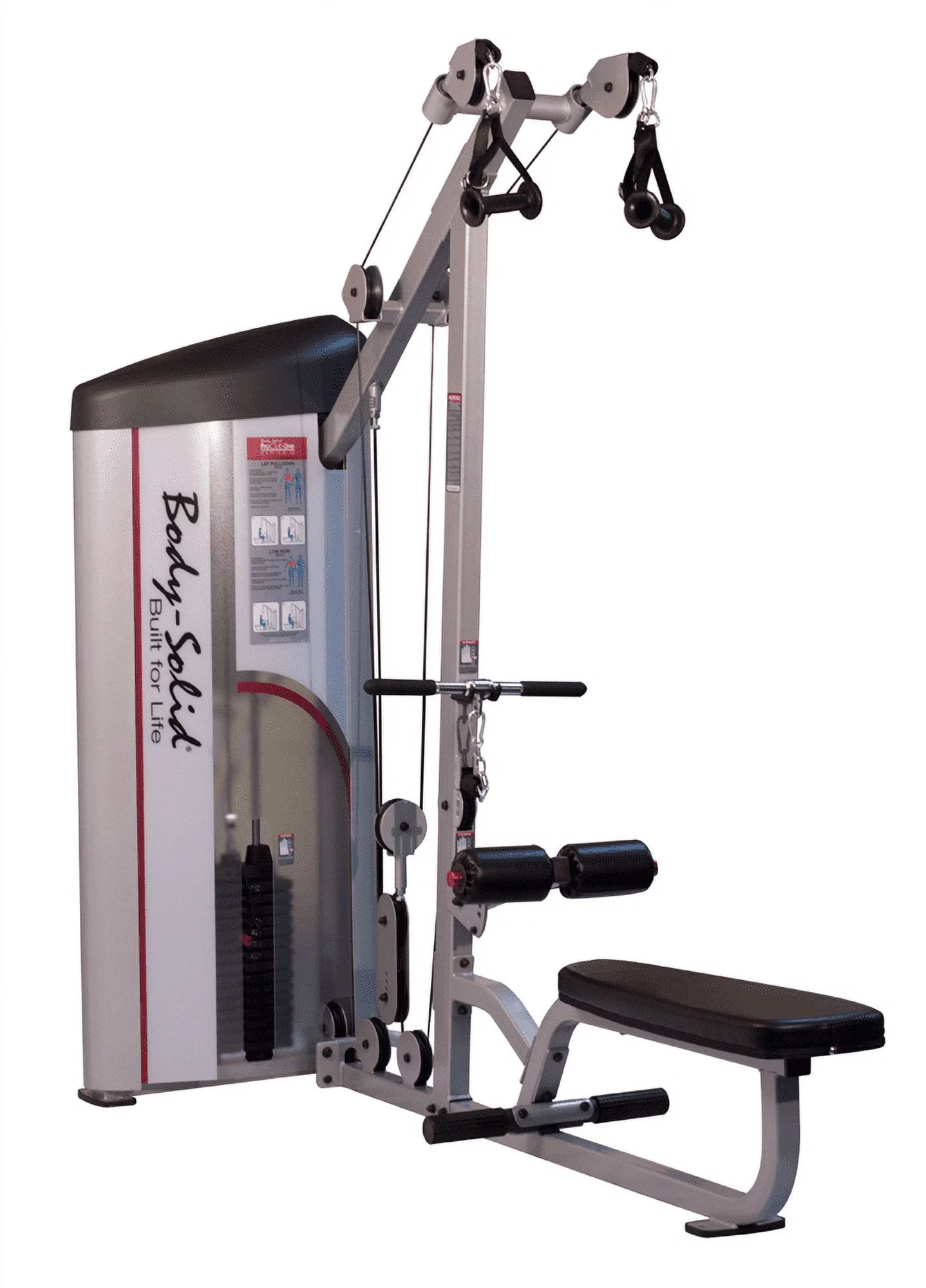 Lat Pulldown and Low Row Machine with 235 lbs. Weight Stack - Womvr