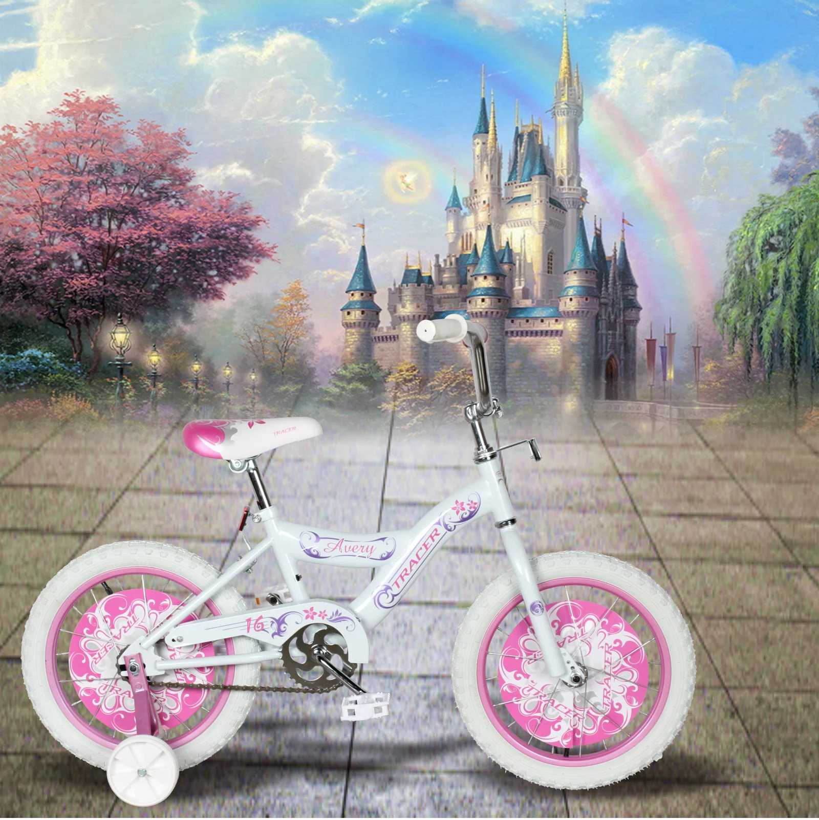 TRACER Daisy BMX 20 Inch Kids Bike, Boy and Girls Age 5 to 9, Purple - Womvr