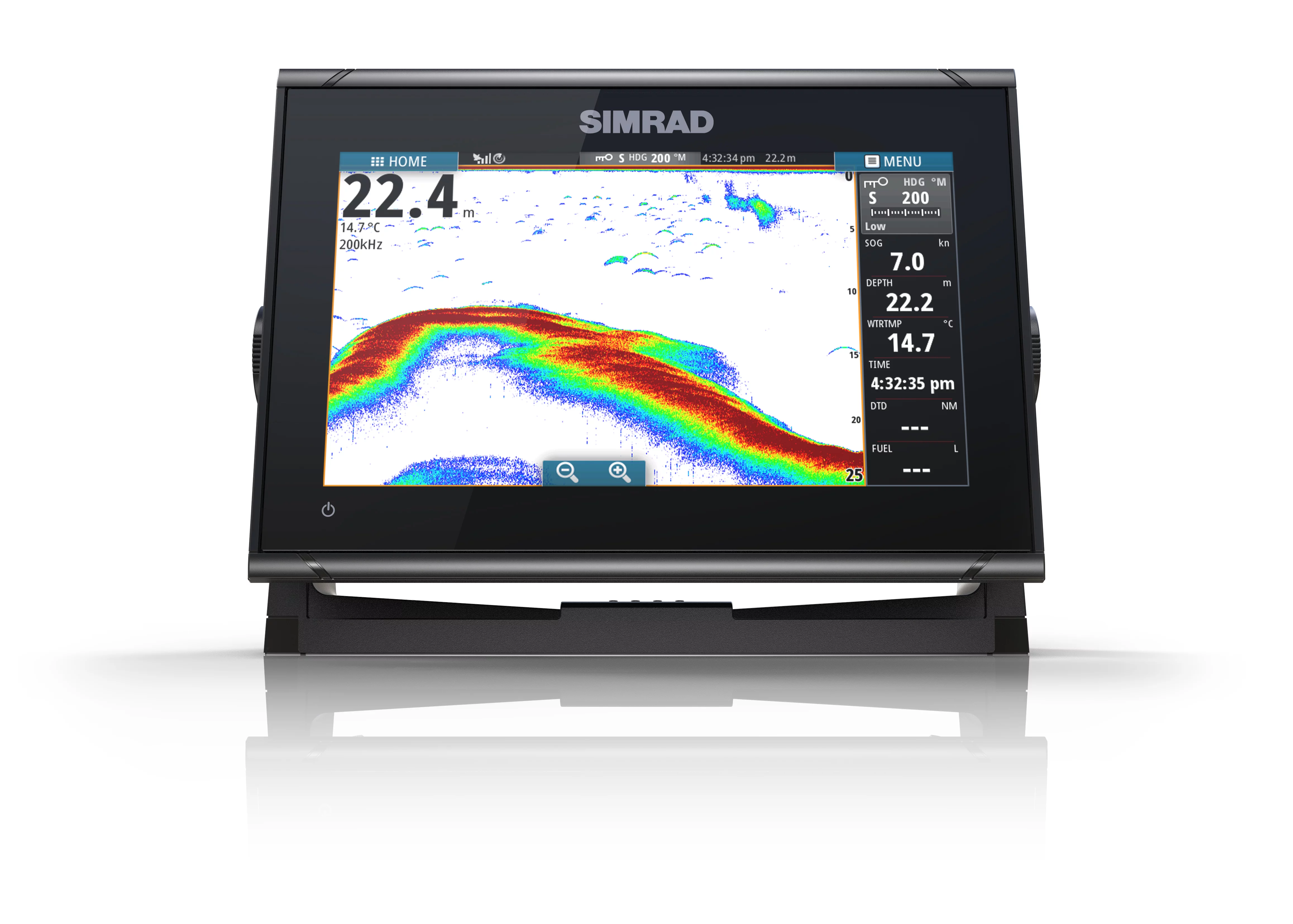 Simrad GO9 XSE with Active Imaging 3-in-1 Transducer + C-Map Discover, GPS Chart-Plotter - Womvr
