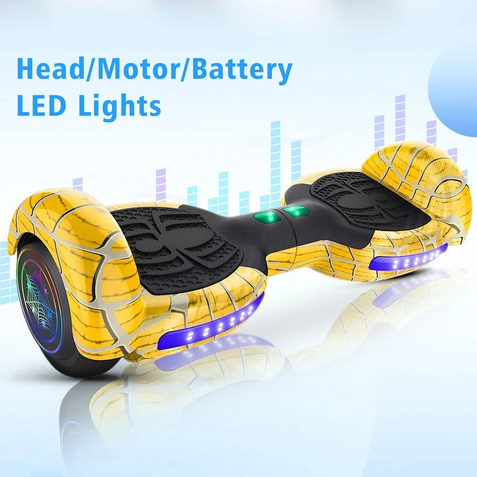 JOLEGE Hoverboard Go Kart Combo, 6.5