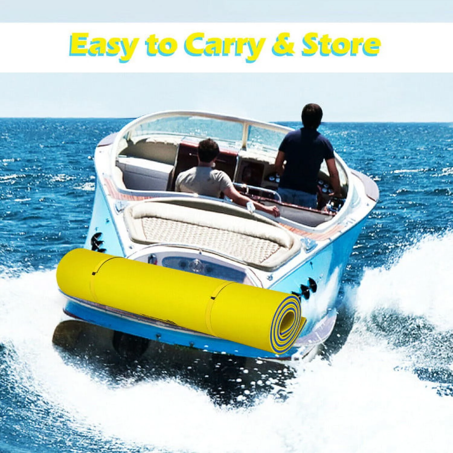 Inflatable Swimming Pool Duck Themed Kiddie Pools with Sprinkler for Age Over 3-Blue - Womvr