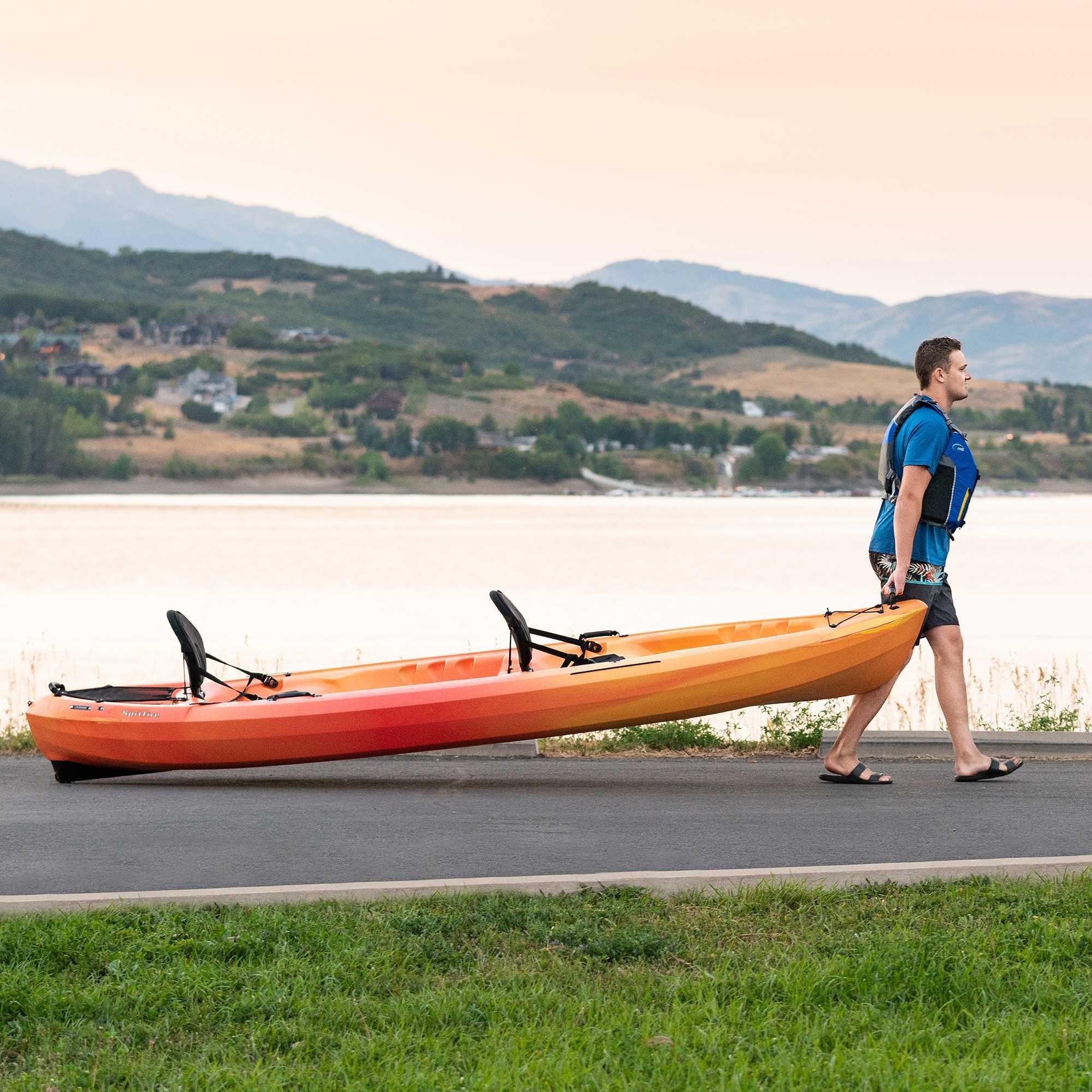 Lifetime Spitfire 12T Tandem Kayak, Lime Green - 90476 - Womvr