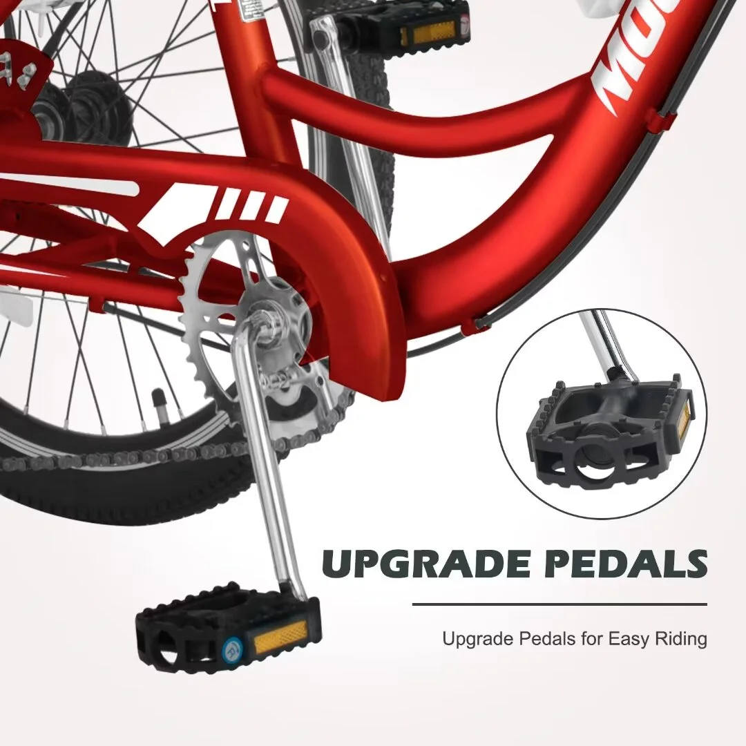 Docred Adult Tricycle 7 Speed 24 Inch Three Wheel Bike Cruiser Trike for Men/Women/Seniors - Womvr