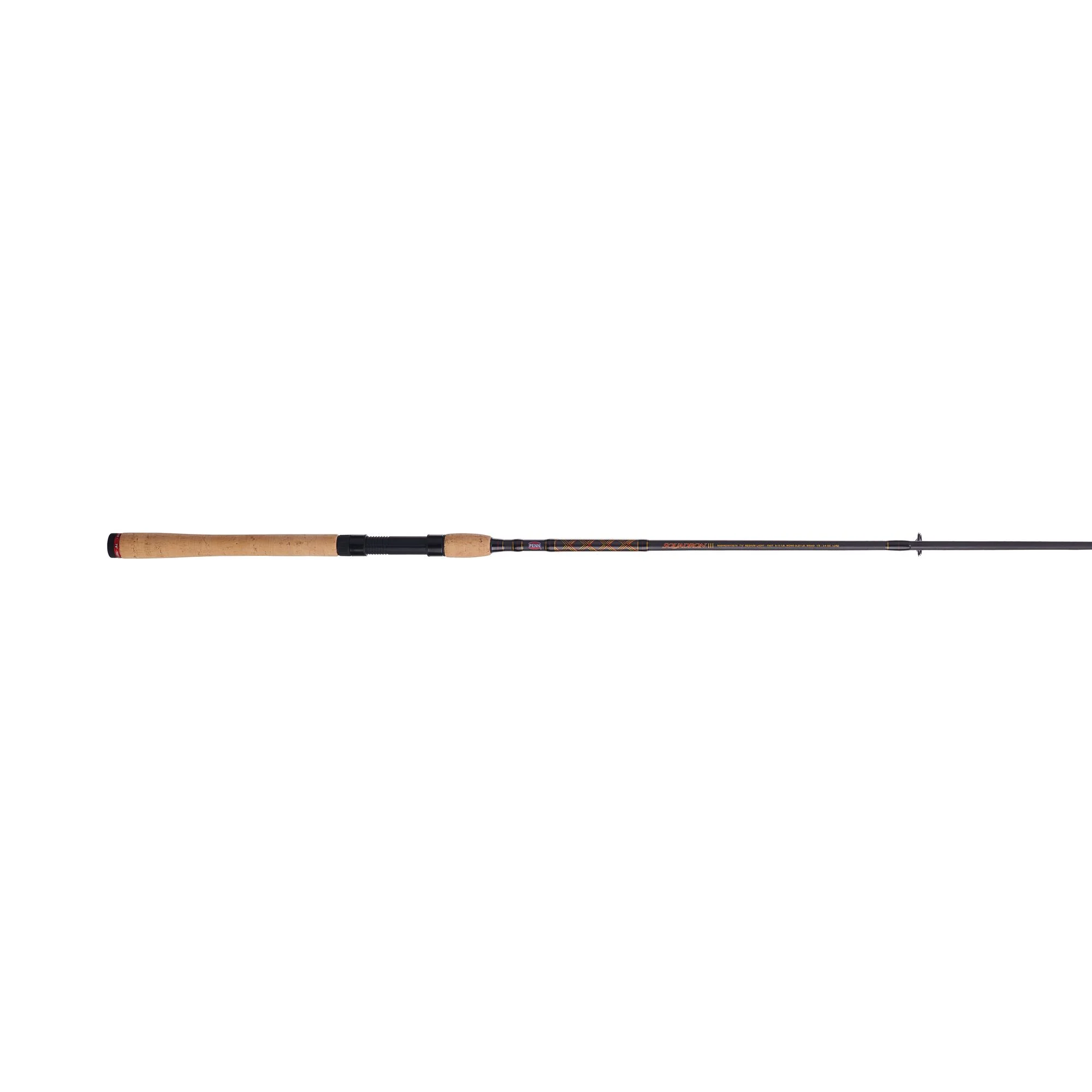 PENN Squadron III 7'6”. Inshore Spinning Rod; 1 Piece Fishing Rod - Womvr