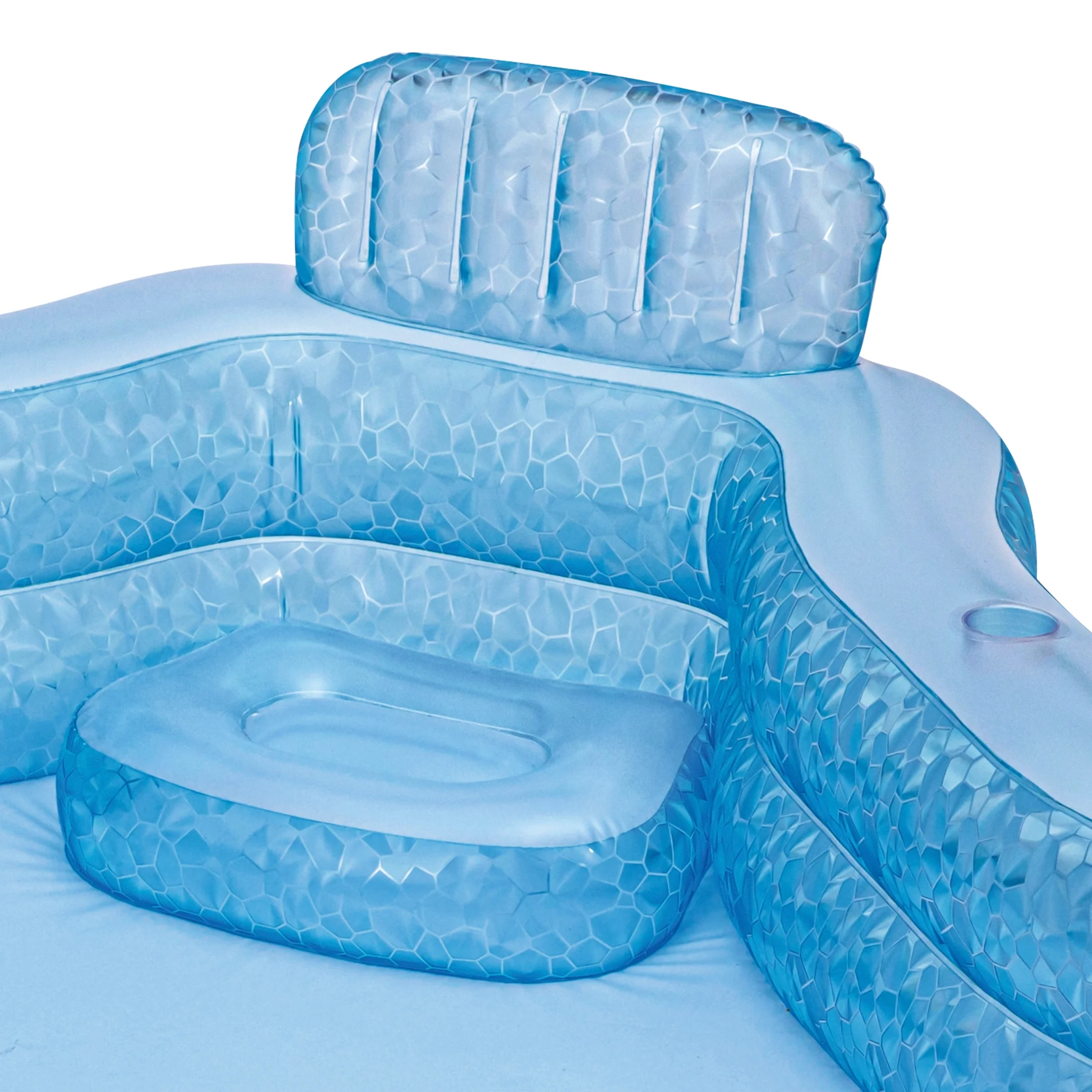 Funsicle Heavenly Blue Great Escape Inflatable Famiy Swimming Pool, Age 6 & up - Womvr