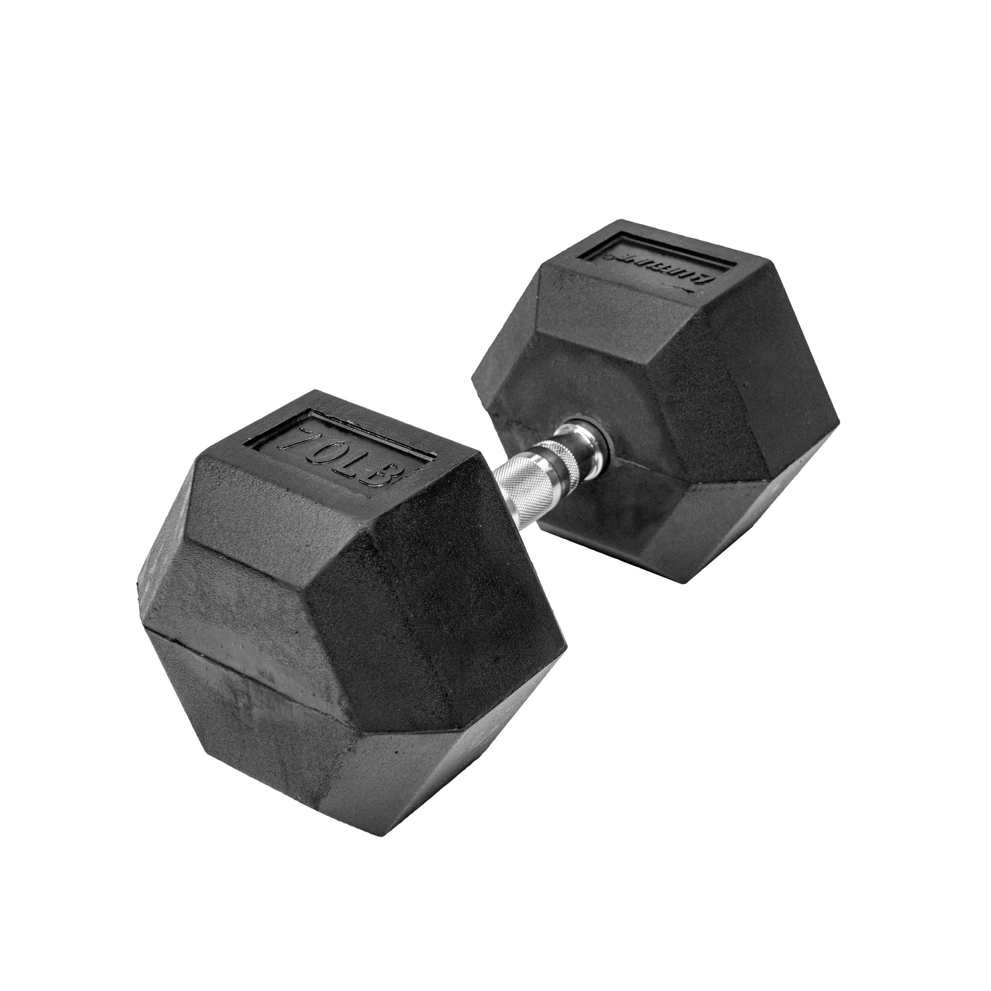 Lifeline Fitness Premium Rubber Hex Dumbbell, Single, 40 lbs - Womvr