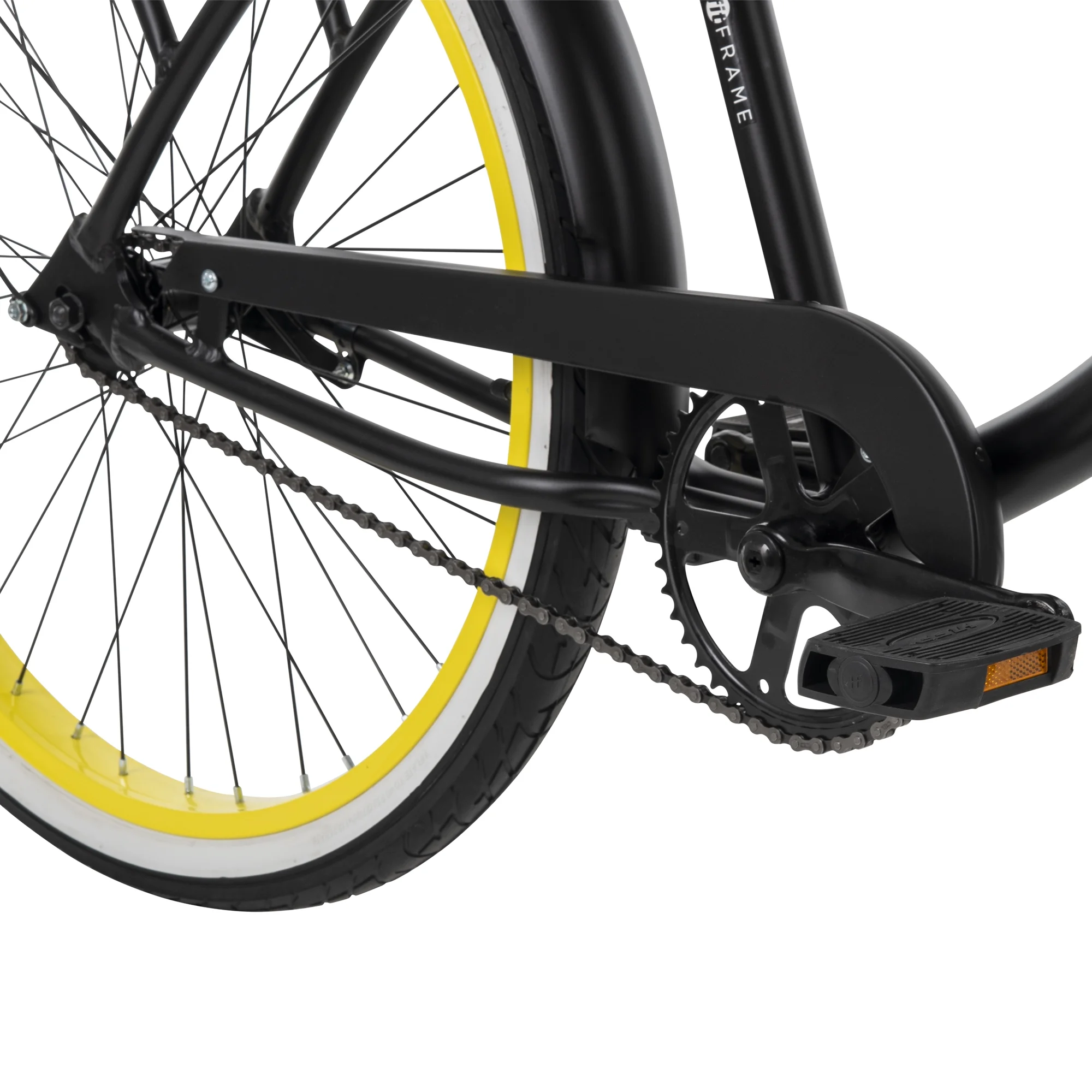 Body Glove 26 inch Mens Beach Cruiser Bike, Black, by Huffy - Womvr