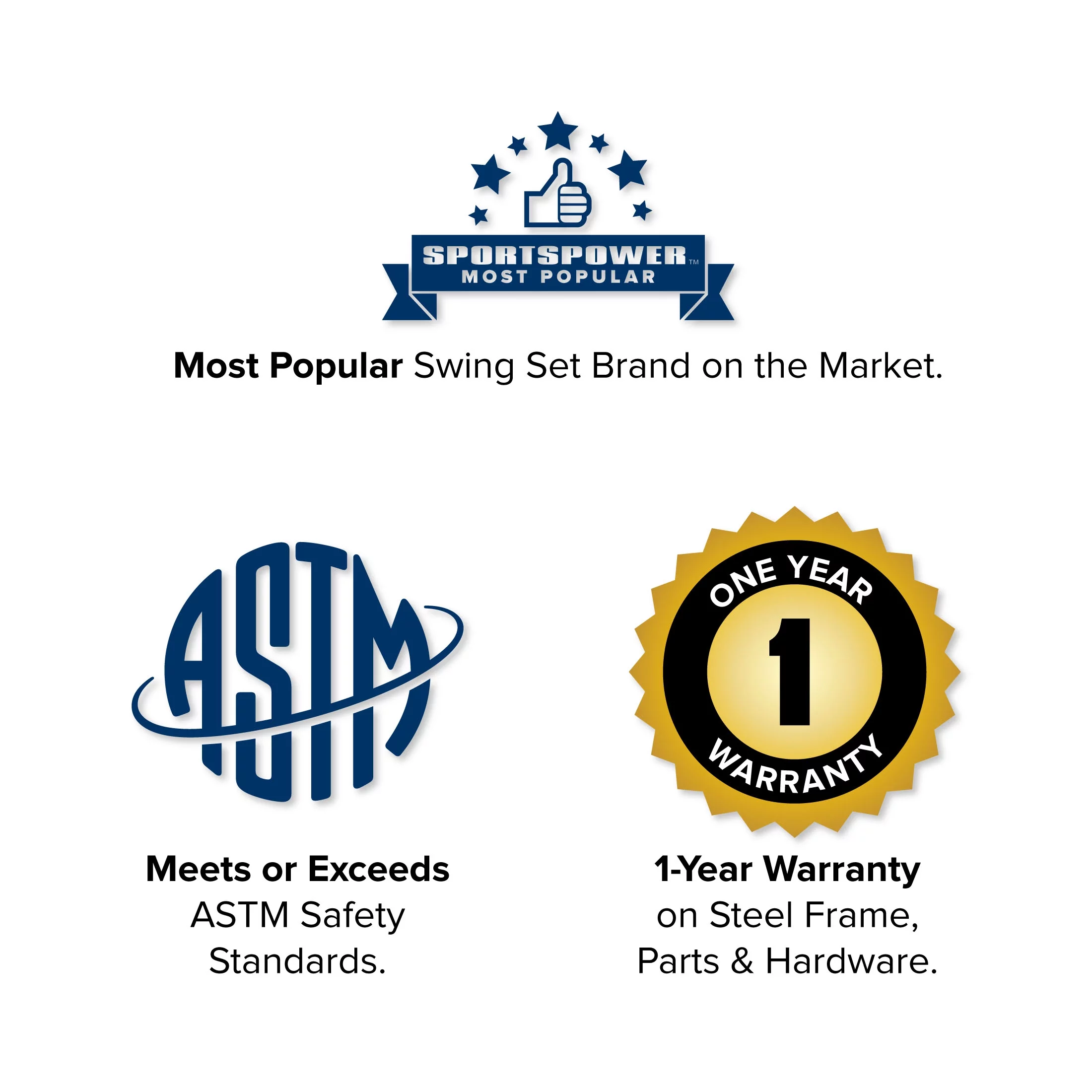 Sportspower Comet Metal Swing Set with LED Light up Saucer Swing, 2 Swings, and Lifetime Warranty on Blow Molded Slide - Womvr