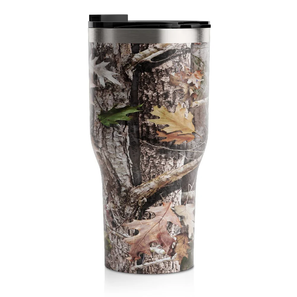 RTIC 30 OZ Insulated Tumbler Stainless Steel Coffee Travel Mug with Lid, Spill Proof, Hot Beverage and Cold, Portable Thermal Cup for Car, Camping, Deep Harbor - Womvr