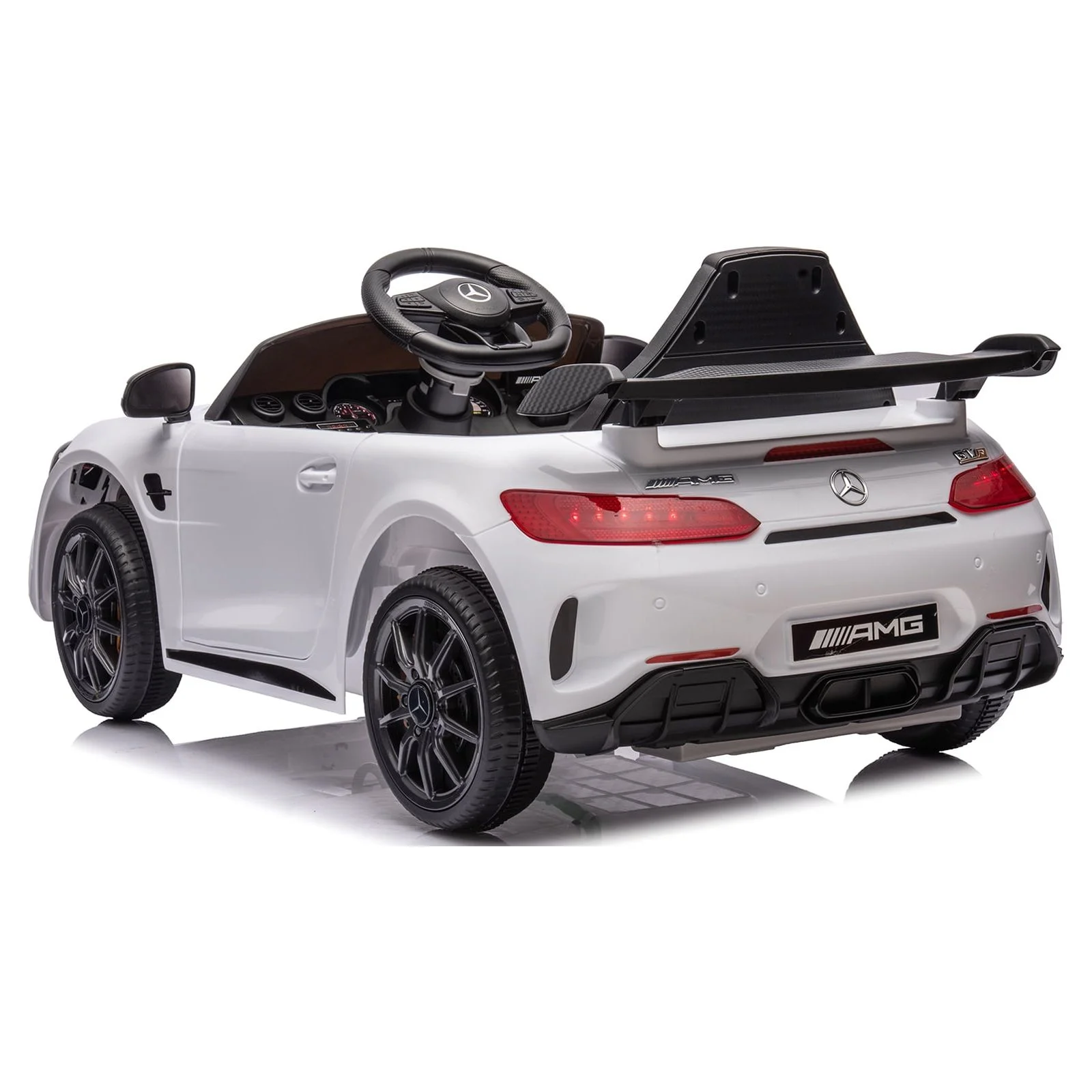 Mercedes Benz Kids Electric Car, Kids Ride on Cars with Remote Control, 12V Ride on Toys for Kids, Battery Powered Kids Electric Vehicles, Kids Electric Car for 3-5 Boys Girls Birthday Gifts, Red - Womvr