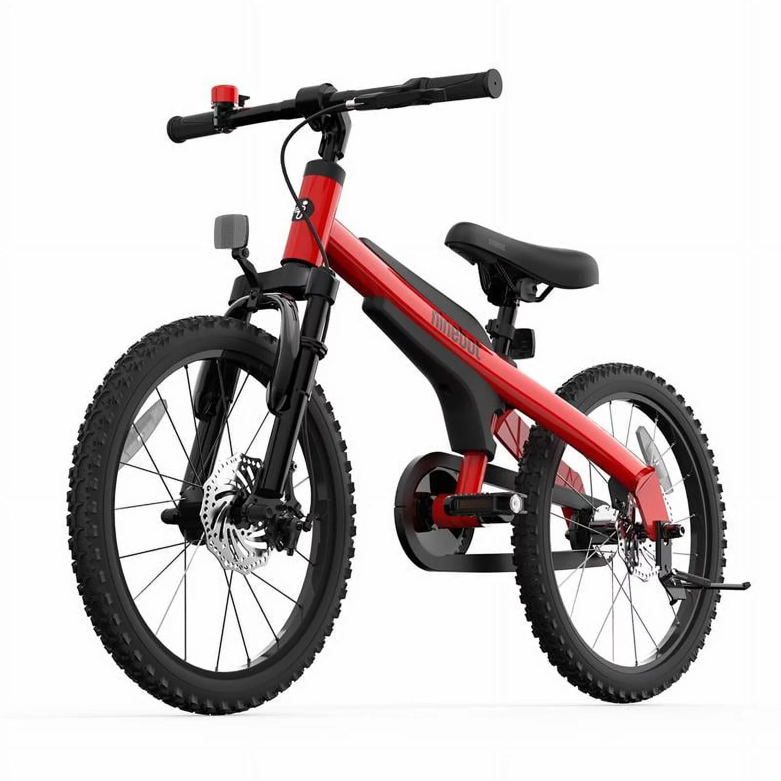 Segway Ninebot Kids Bike for Boys and Girls, 18 inch with Kickstand, in Red, Pink or Blue - Womvr