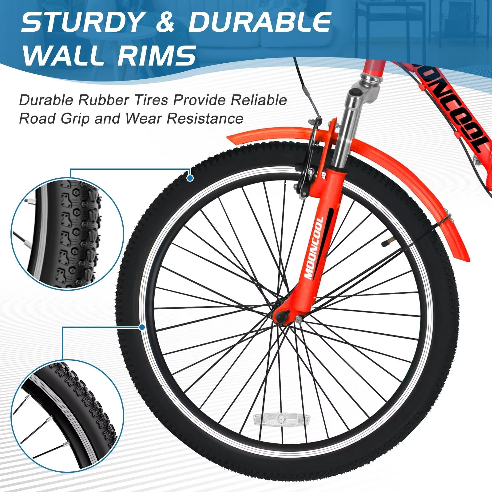 MOPHOTO 20/24/26 inch Adult Tricycle Folding 3 Wheel Cruiser Bikes 7 Speed, Portable and Foldable Trikes with Cargo Basket for Men & Women Outdoor Cycling, Purple - Womvr