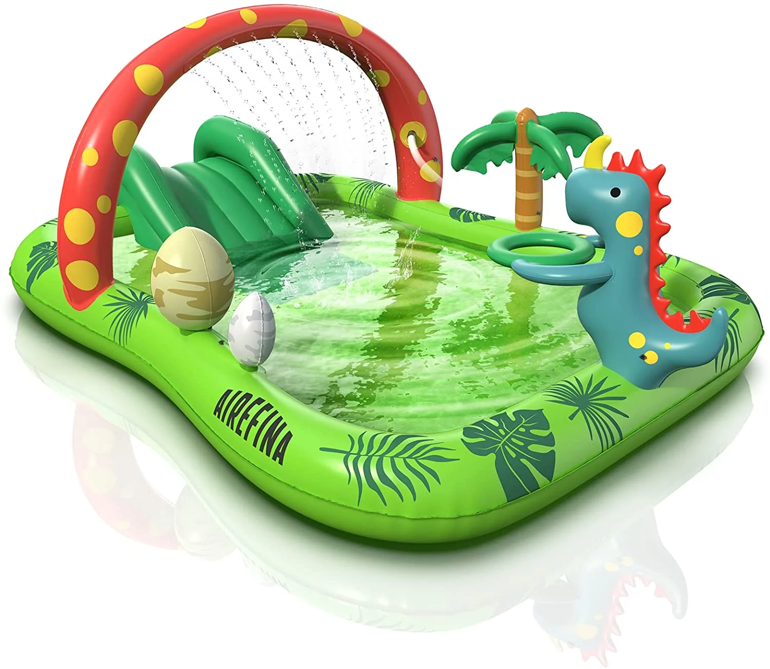 Dino Planet Inflatable Play Center, Airefina Kids Pool, 97