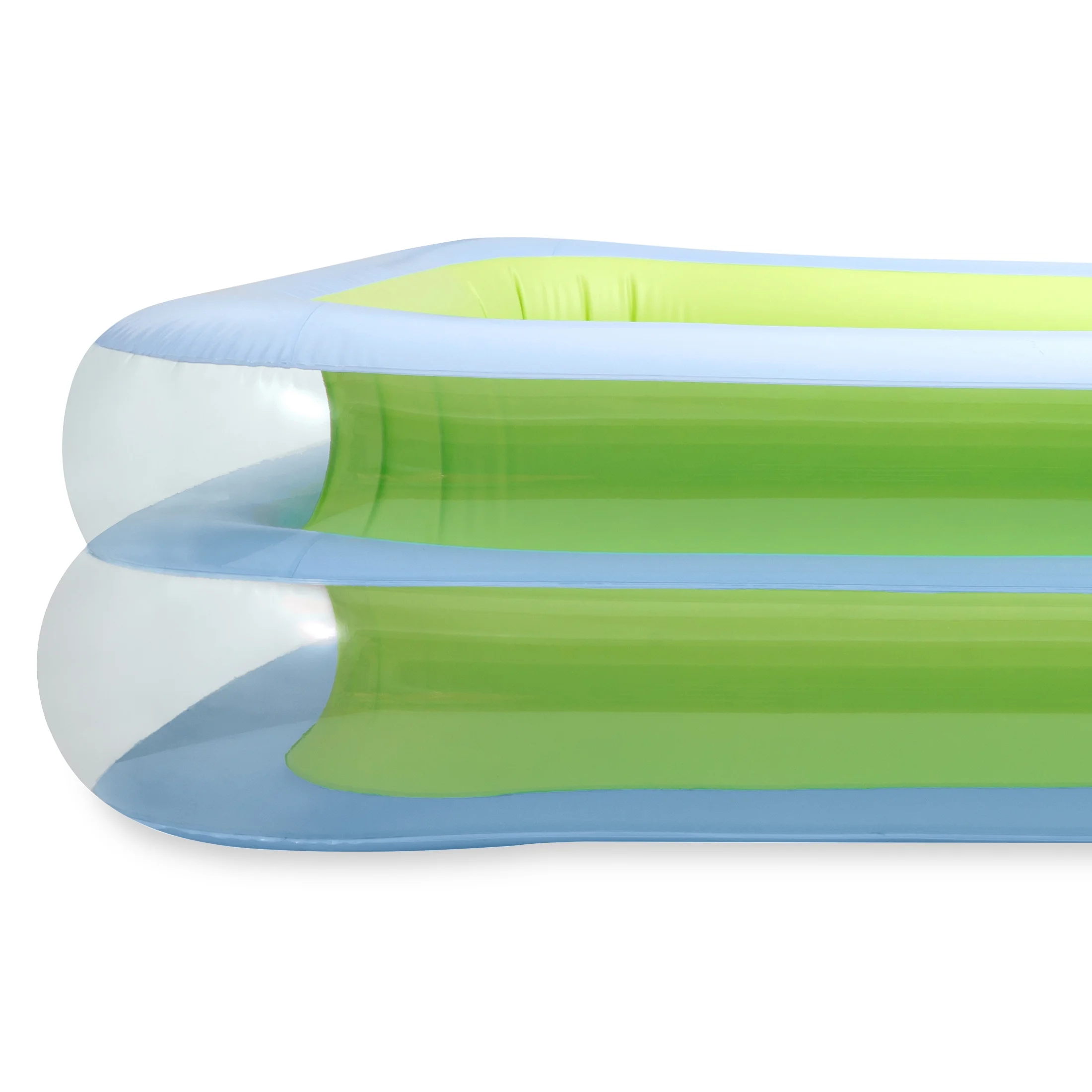 Funsicle Blue SummerBlock Inflatable Family Swimming Pool,Rectangular, Age 6 & up - Womvr