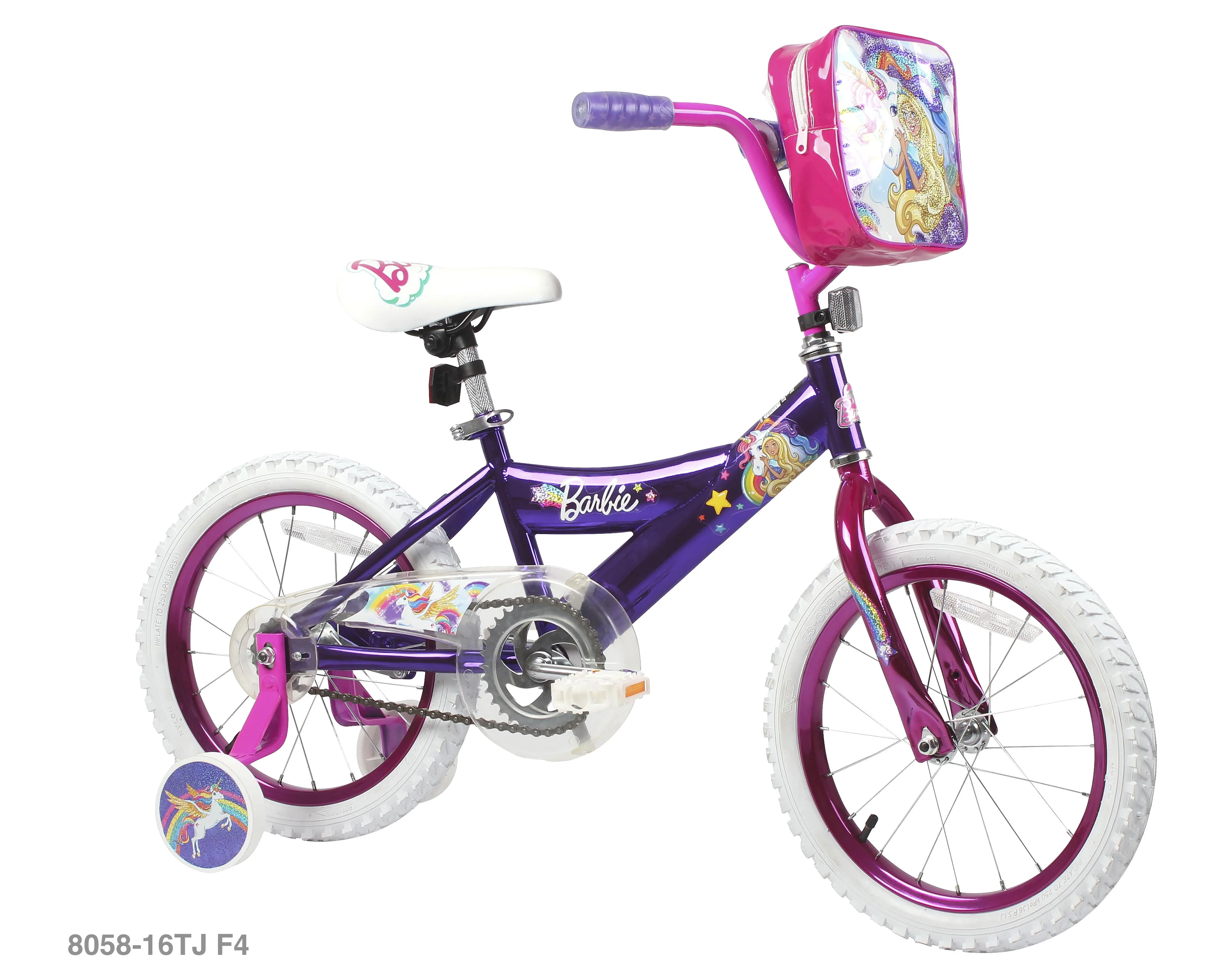 Dynacraft Barbie 16-Inch Girls BMX Bike For Age 5-7 Years - Womvr