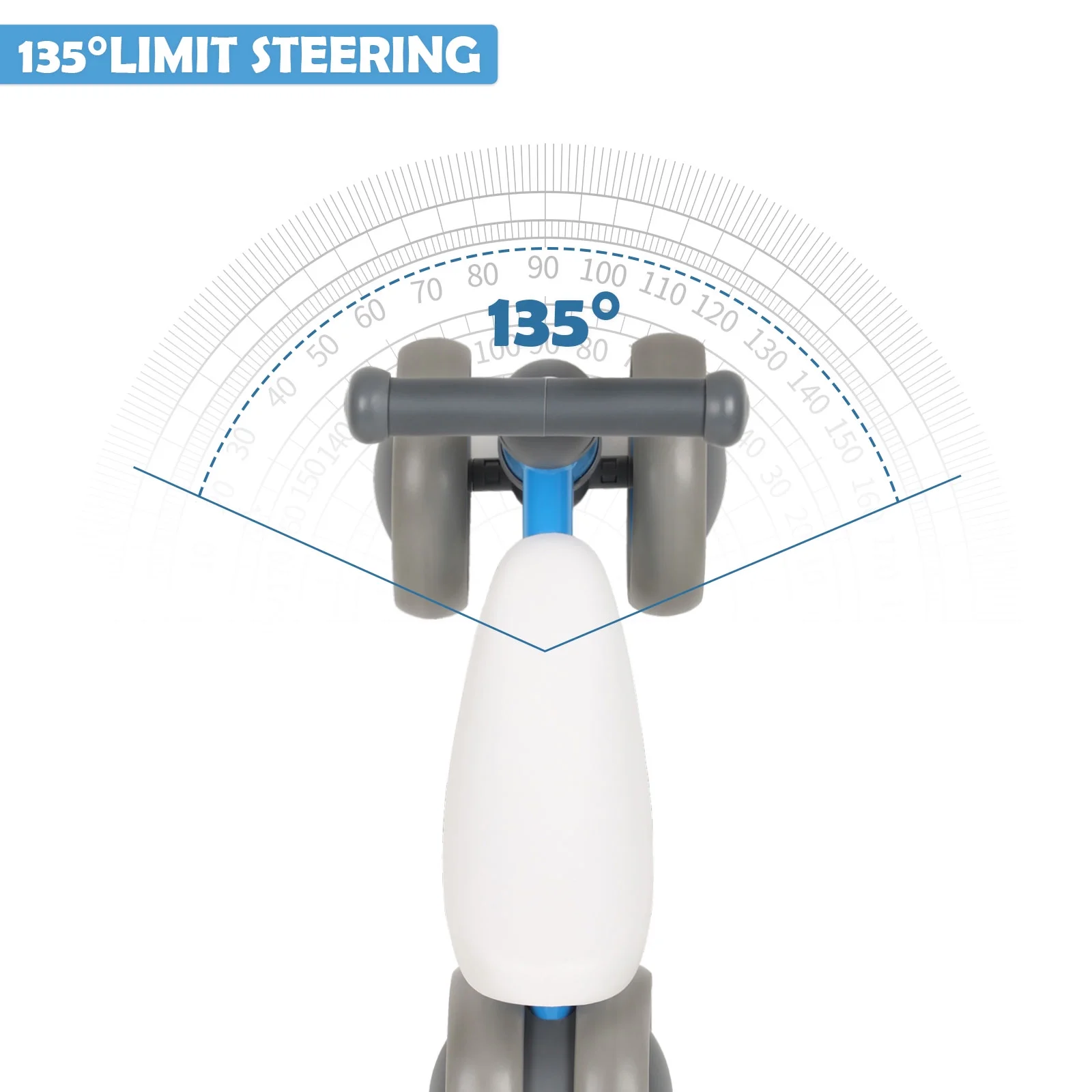 Balance Bike for 12-24 Months Toddler Toy Bike, Pink - Womvr