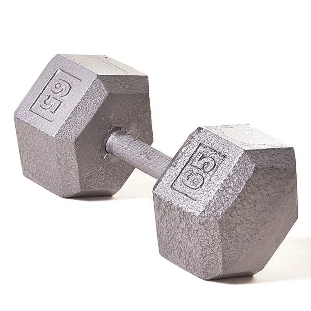 Champion Barbell?l Solid cast-iron Hex Dumbbell 3 -100lbs (SOLD INDIVIDUALLY) - Womvr