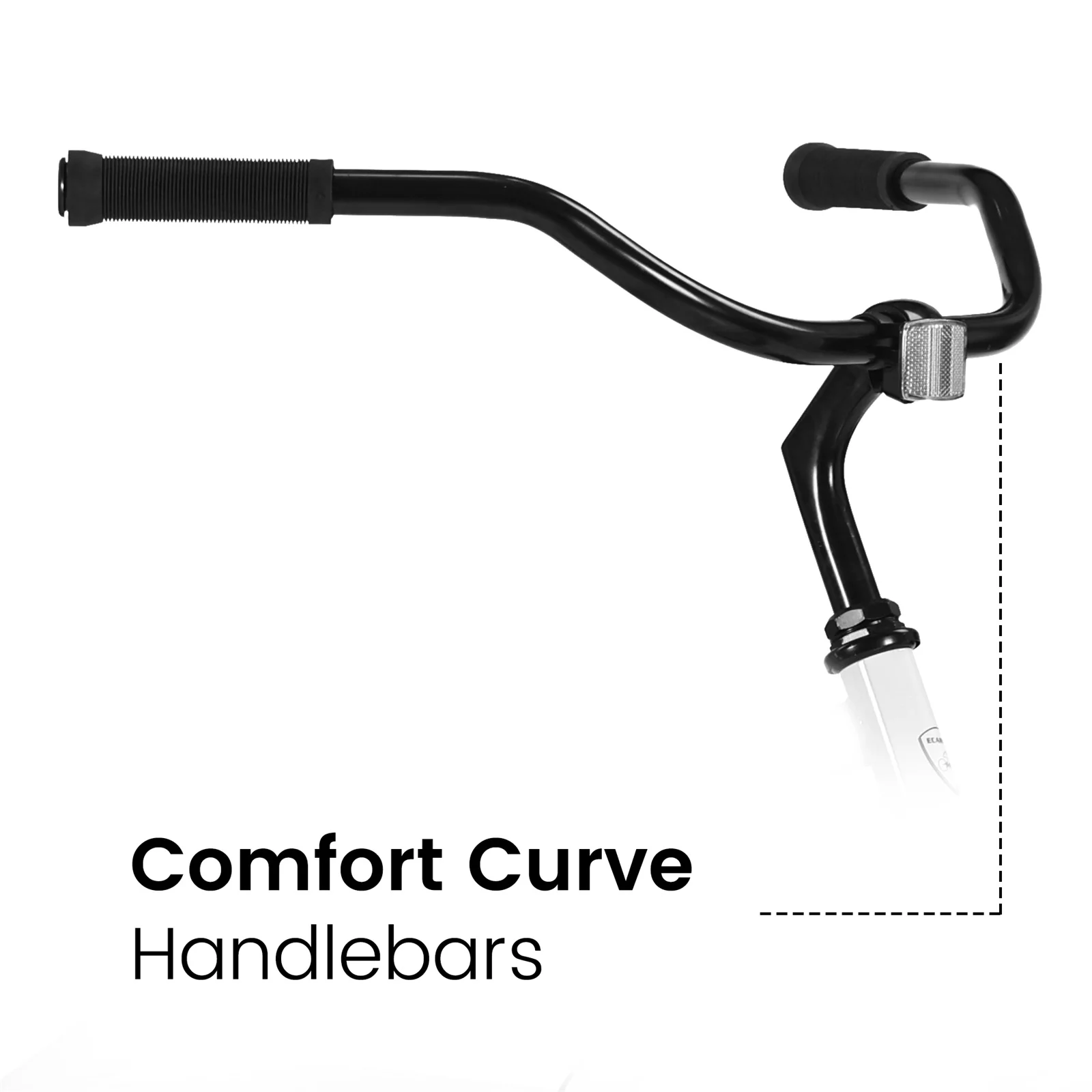 26in. Women's Beach Cruiser Bike with Rear Rack, Steel Frame Comfort Bicycle for Adult, White - Womvr