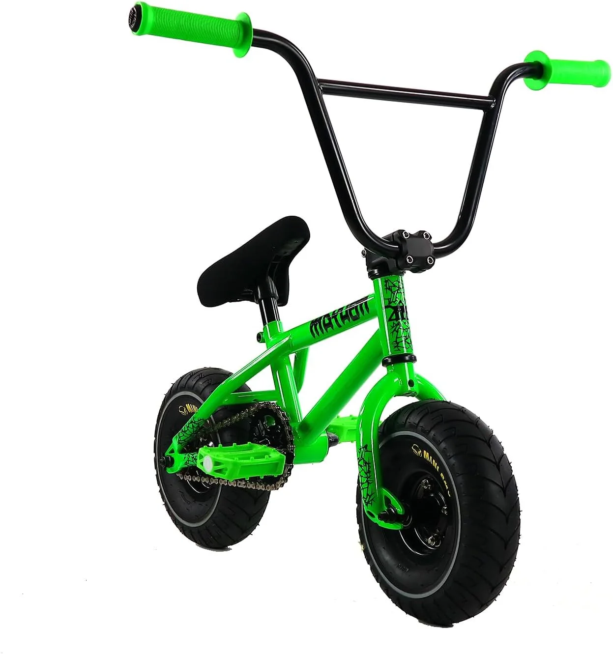 Mayhem Fat Tire Mini BMX RIOT Toxic Green 1 Piece Crank 10
