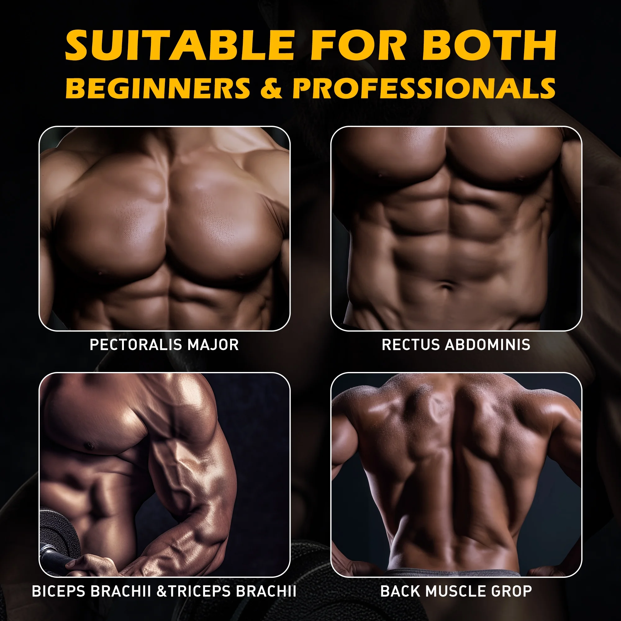 FIXTECH 66LB 2 in 1 Olympic Adjustable Weight Set with Curl bar Used As Barbell for Family fitness, Black - Womvr