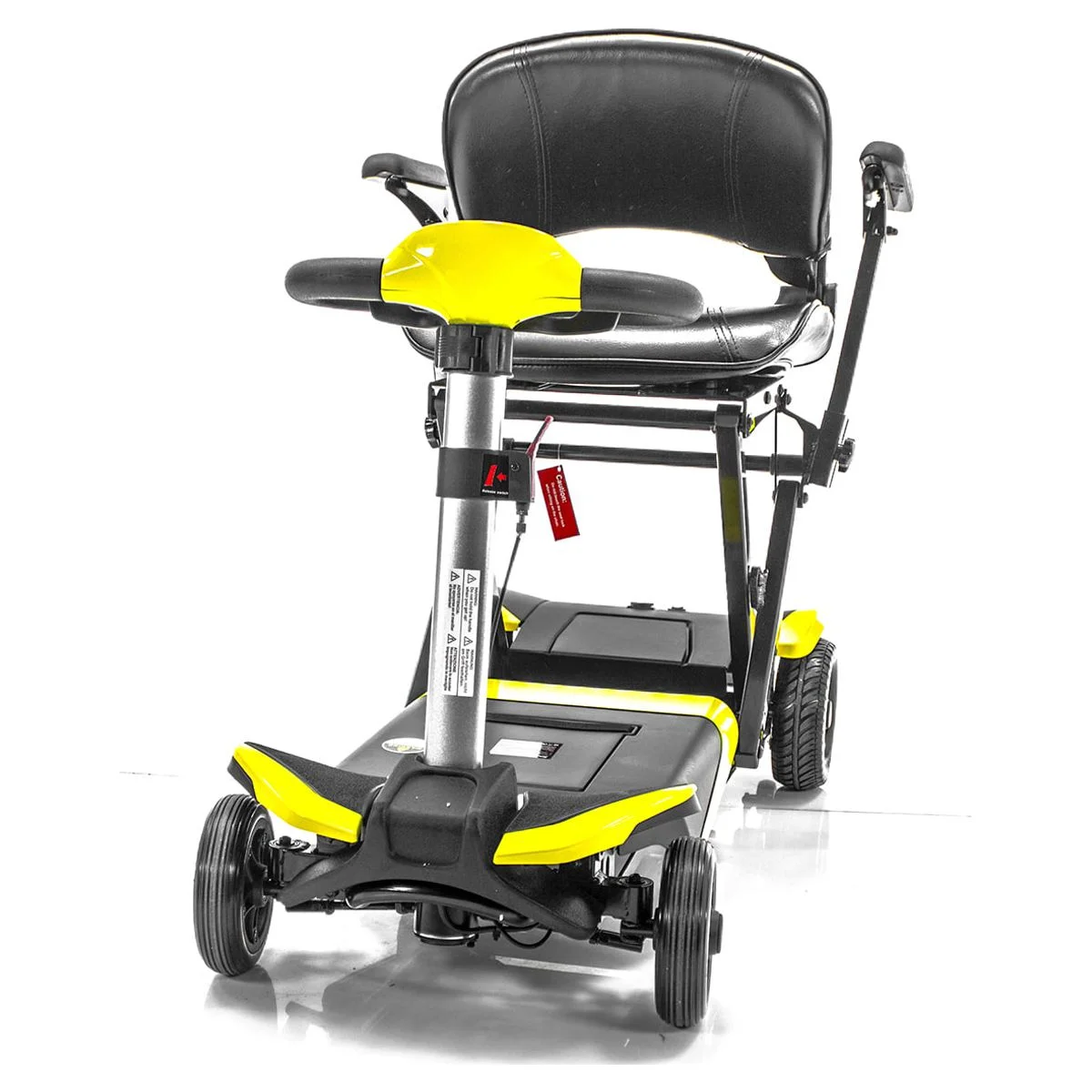 Enhance Mobility - The Transformer Electric Auto Folding Mobility Scooter 4-Wheel - Red - Womvr