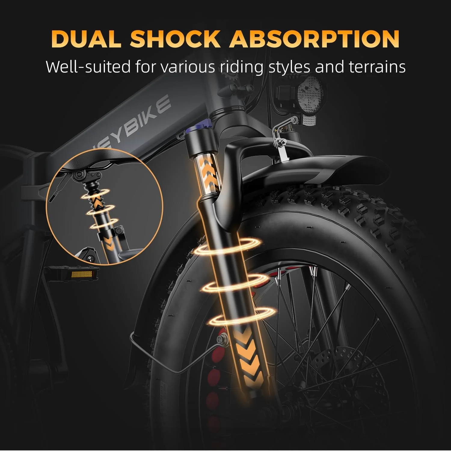 Heybike Mars 2.0 Electric Bike for Adults, 20