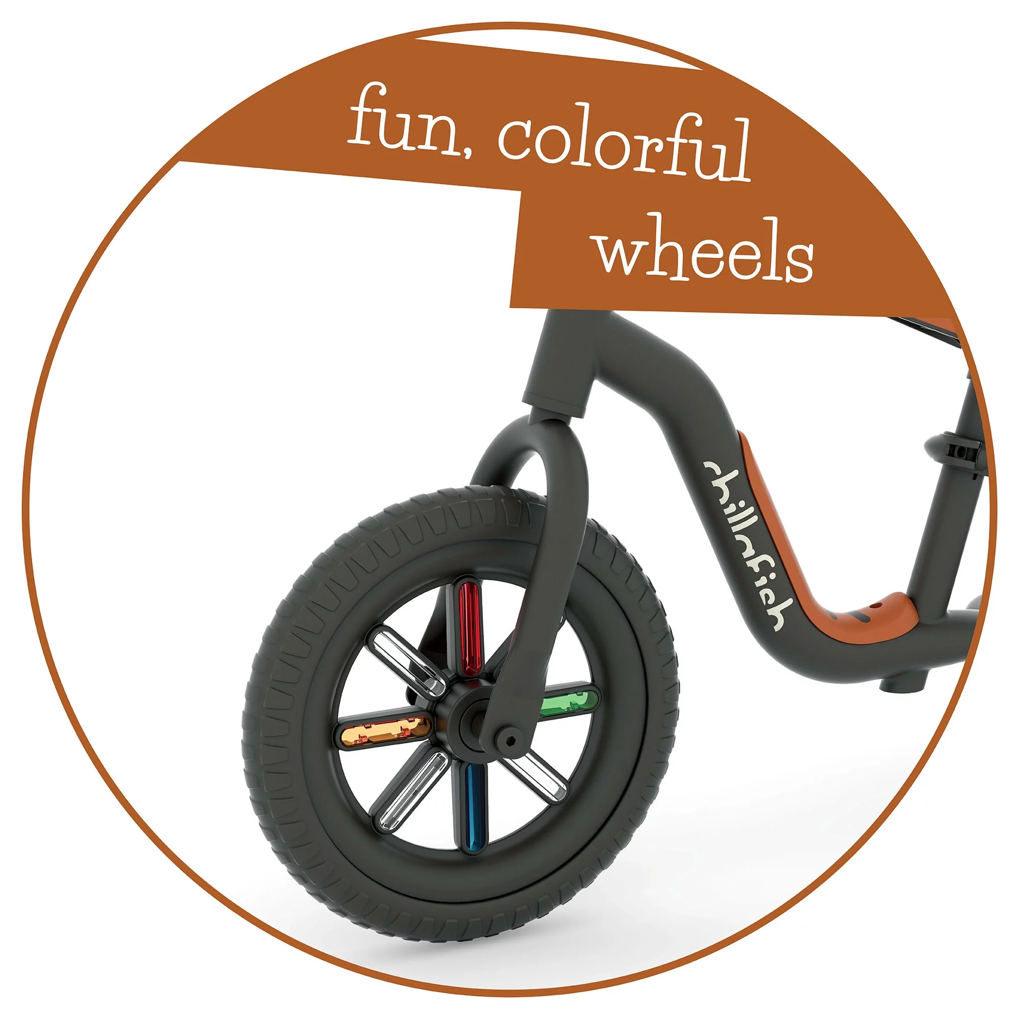 Chillafish Buzzi 10' Balance Bike for Kids 1.5 years and older, Lightweight Toddler Bike with Adjustable Seat - Womvr