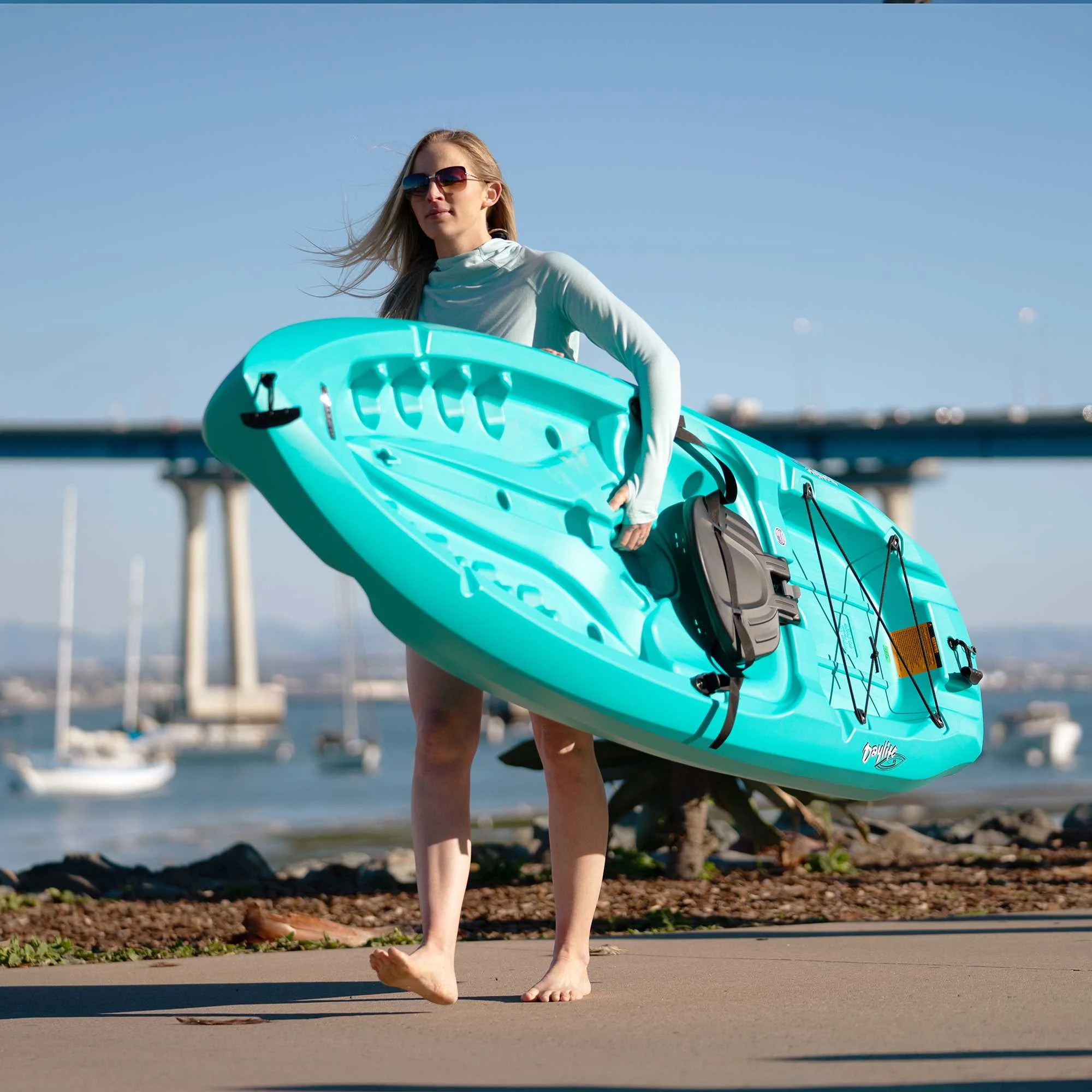 Lifetime Daylite 8 ft Sit-on-Top Kayak, Red (90775) - Womvr