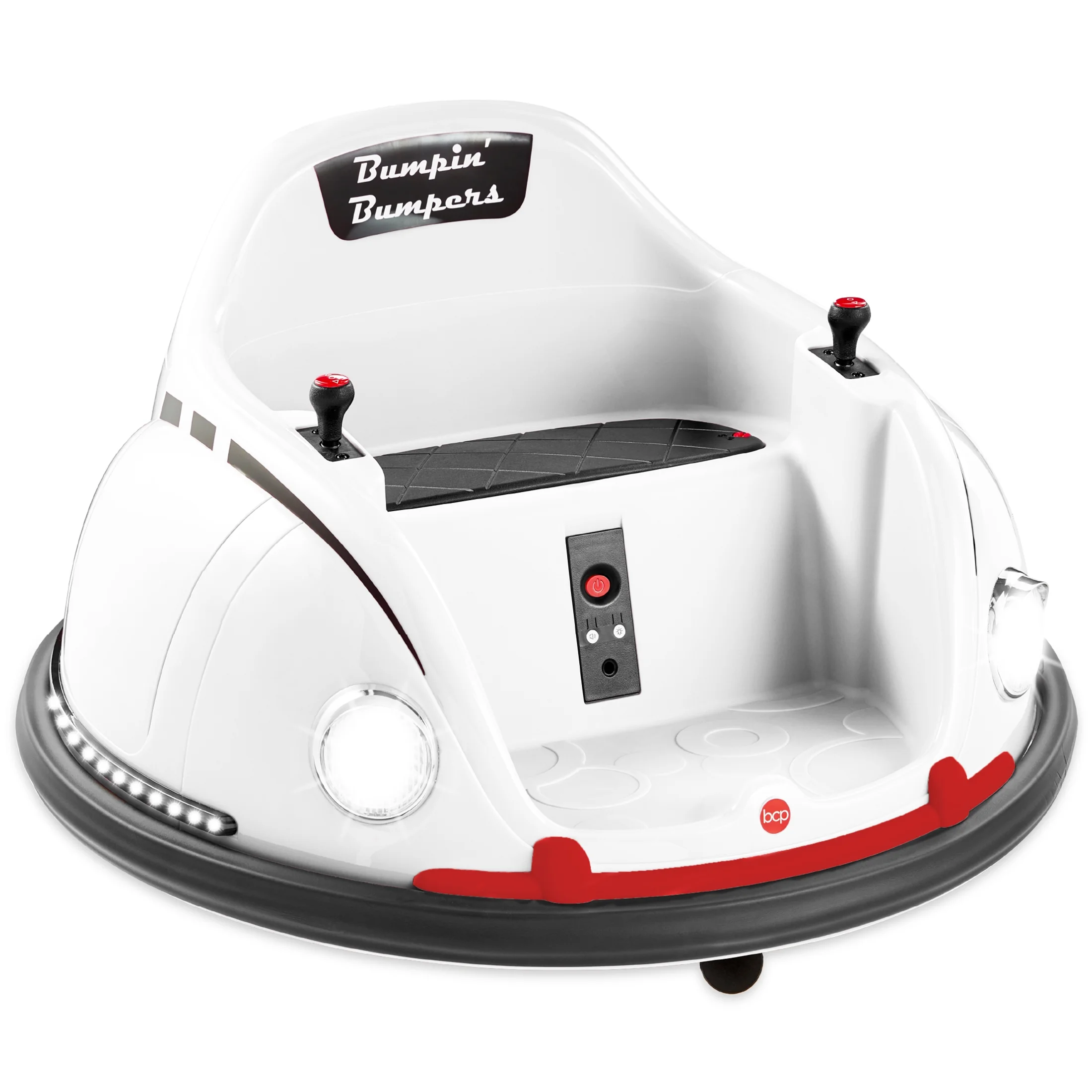 Best Choice Products 6V Kids Ride On Bumper Car Toy w/ Remote Control, Harness, Lights, 360 Degree Spin - Pink - Womvr