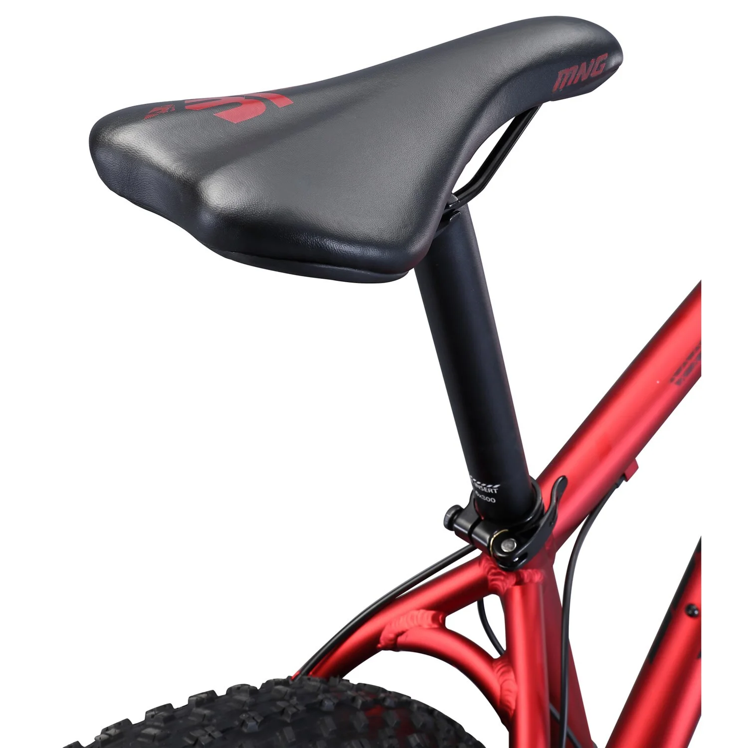 Mongoose Argus TRX Fat Tire Mountain Bike, 26-Inch Wheels, 16 Speeds, Red - Womvr