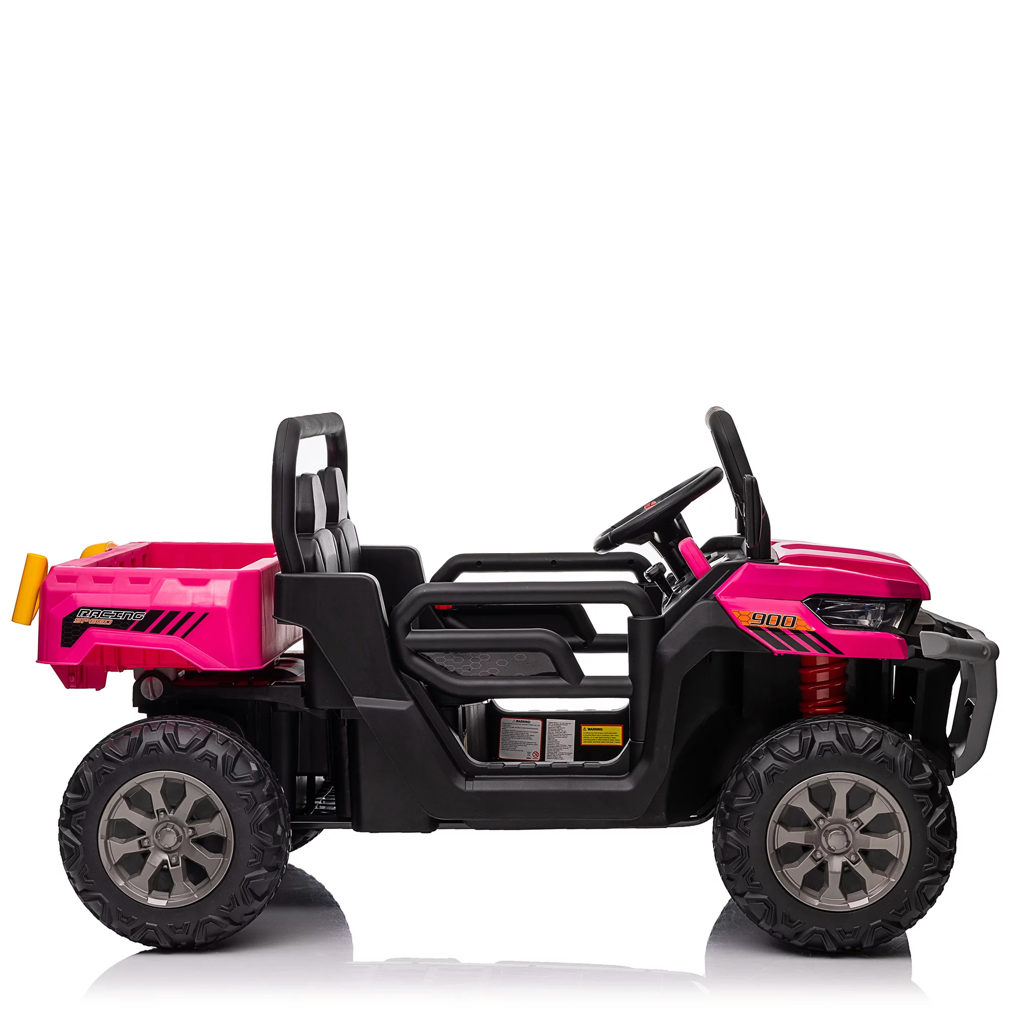 24V Kids Ride On Dump Truck 2 Seater with Remote,Green - Womvr