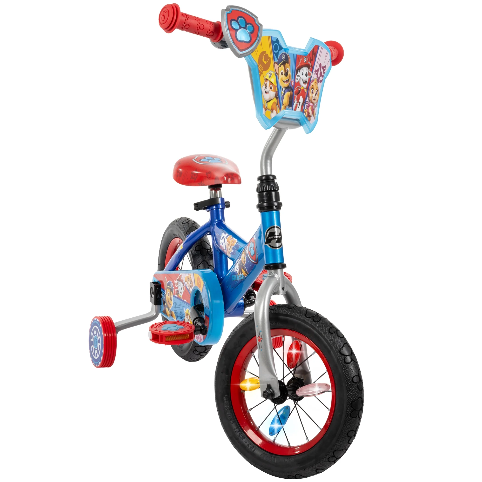 Paw Patrol 12-inch Boys' Training Wheel Bike,  Ages 3+ Years, Blue, from Huffy - Womvr