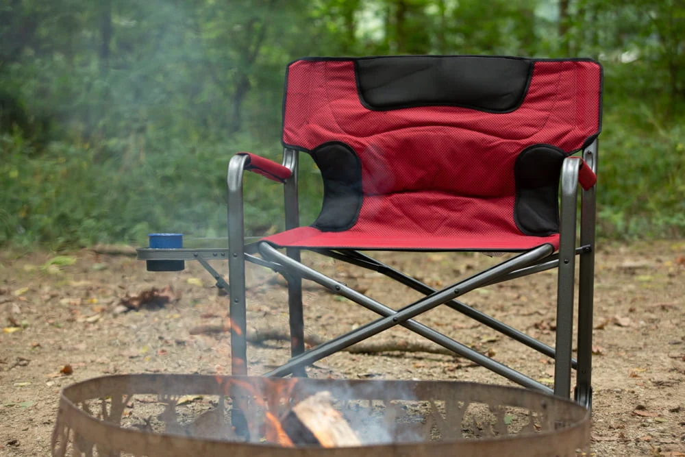 Ozark Trail Camping Director Chair XXL, Blue, Adult, 10lbs - Womvr