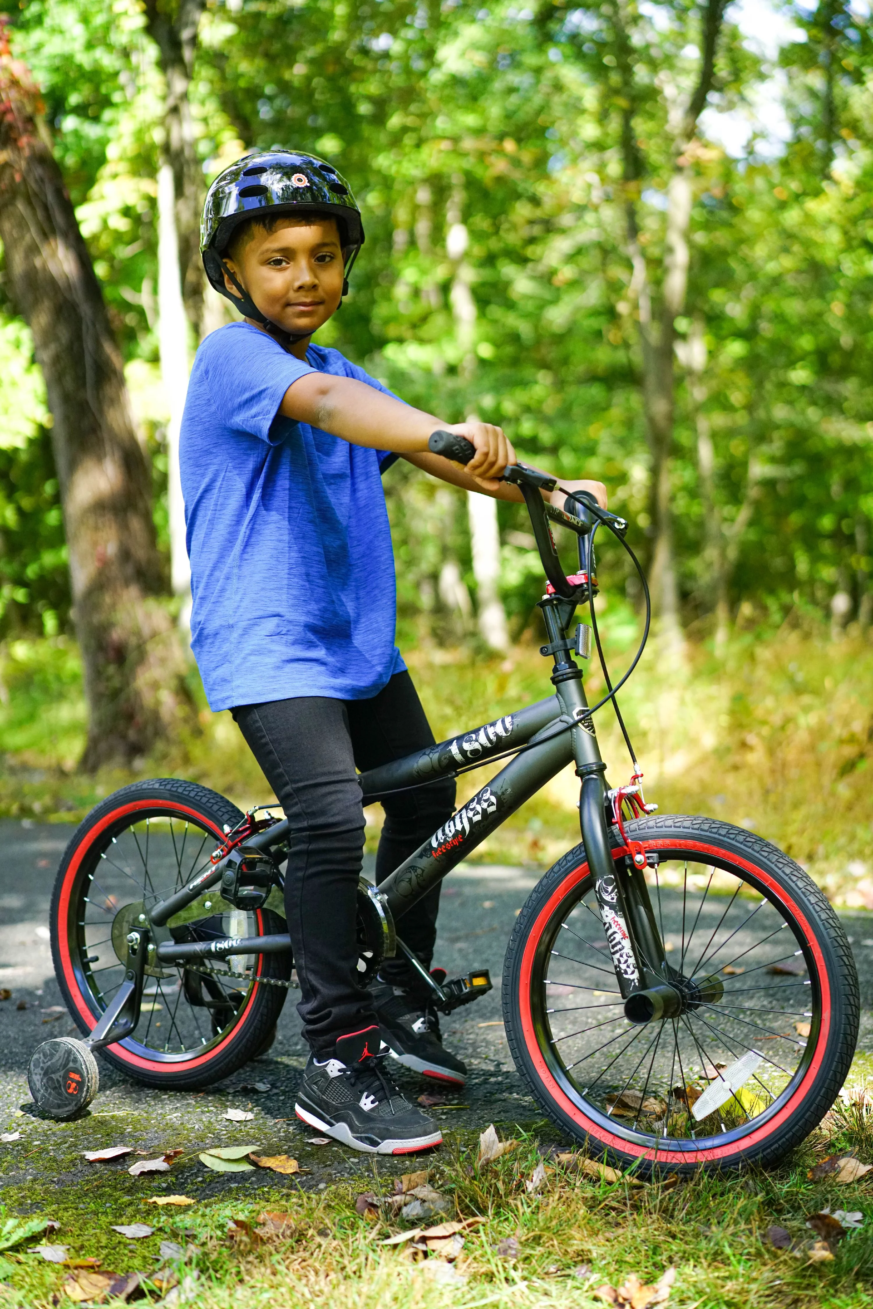 Kent 18 In. Abyss Boy's Freestyle BMX Bike, Charcoal Gray - Womvr