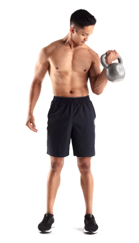 Weider, 30lb Cast Iron Hammertone Finish Kettlebell, Single - Womvr