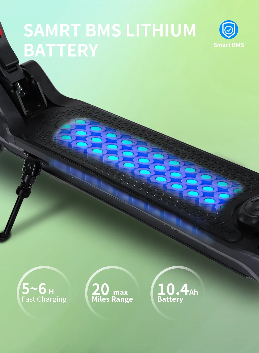 MICROGO M5 PRO Electric Scooter, 500W Motor 10.4 Ah Battery Long Range for Adults, 10