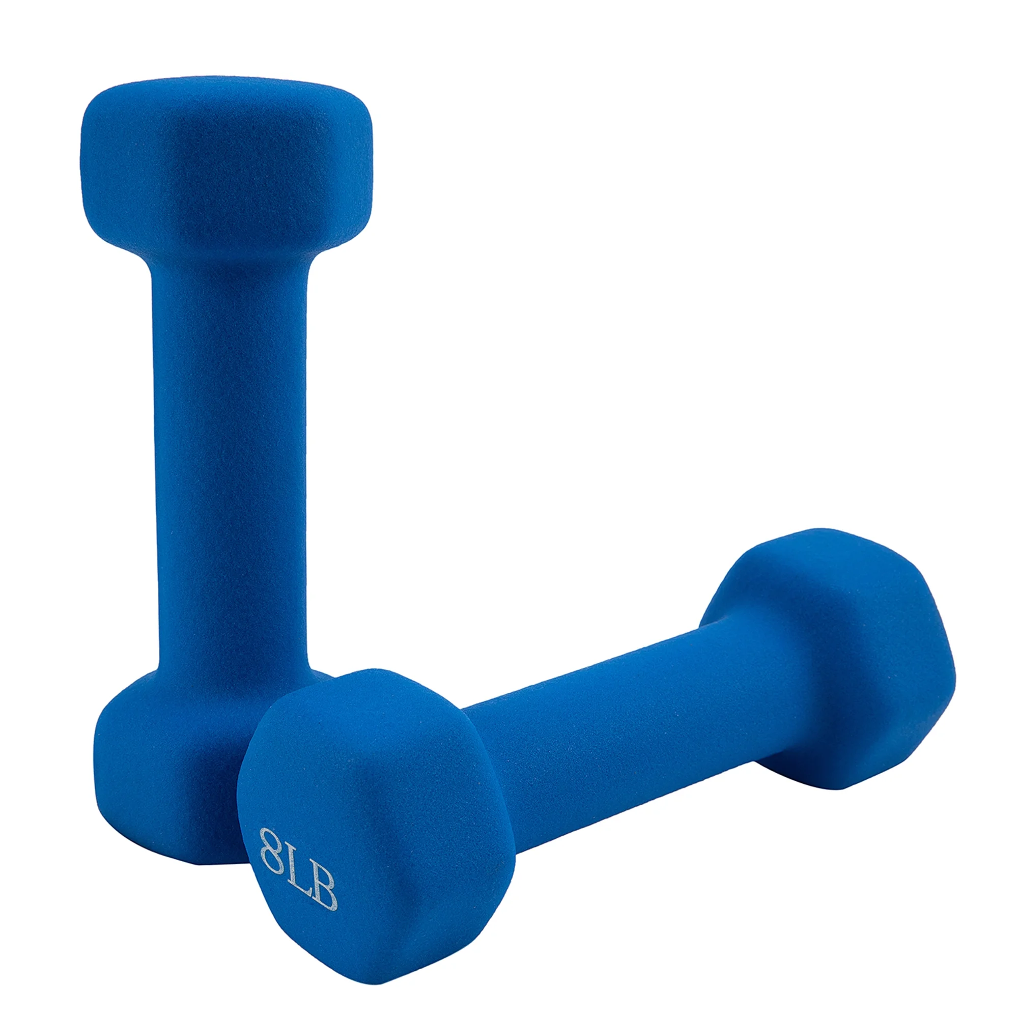 Antzz Dumbbells Set of 2 Exercise Fitness Dumbbell for Home Gym Free Weights Hand Hex Dumb Bells Black 25LB - Womvr