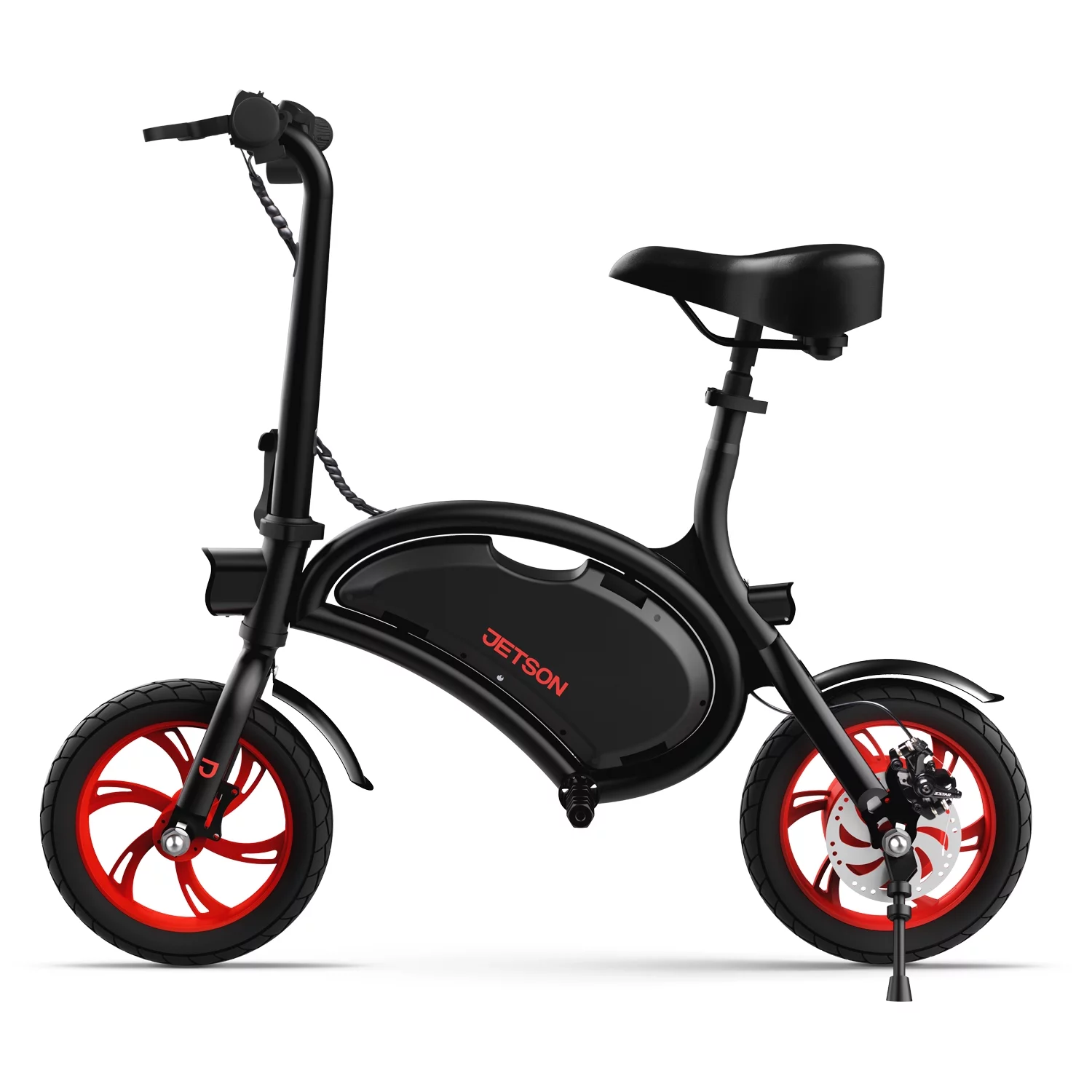 Jetson Bolt Folding Electric Ride-On with Twist Throttle, Cruise Control, Up to 15.5 mph, Black - Womvr