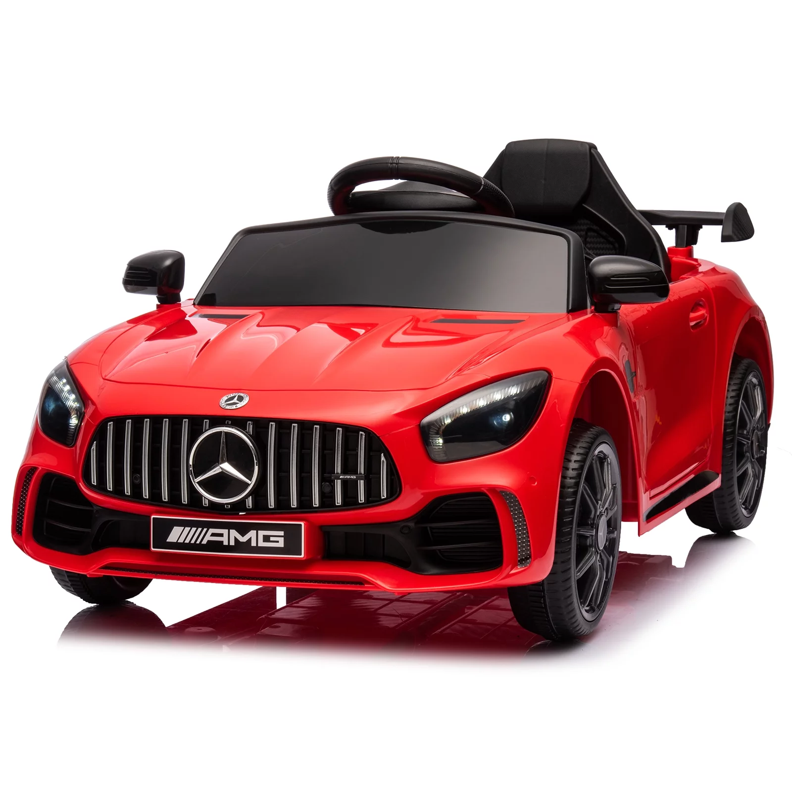 Mercedes Benz Kids Electric Car, Kids Ride on Cars with Remote Control, 12V Ride on Toys for Kids, Battery Powered Kids Electric Vehicles, Kids Electric Car for 3-5 Boys Girls Birthday Gifts, Red - Womvr