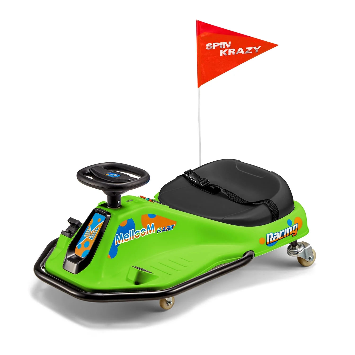 Hommow 12V Ride on Drift Car for Kids,Electric Drifting Go-Kart with Acceleration Pedal, Music, Bluetooth, LED Lights,Christmas Gift for 4-18Years Old,Blue - Womvr