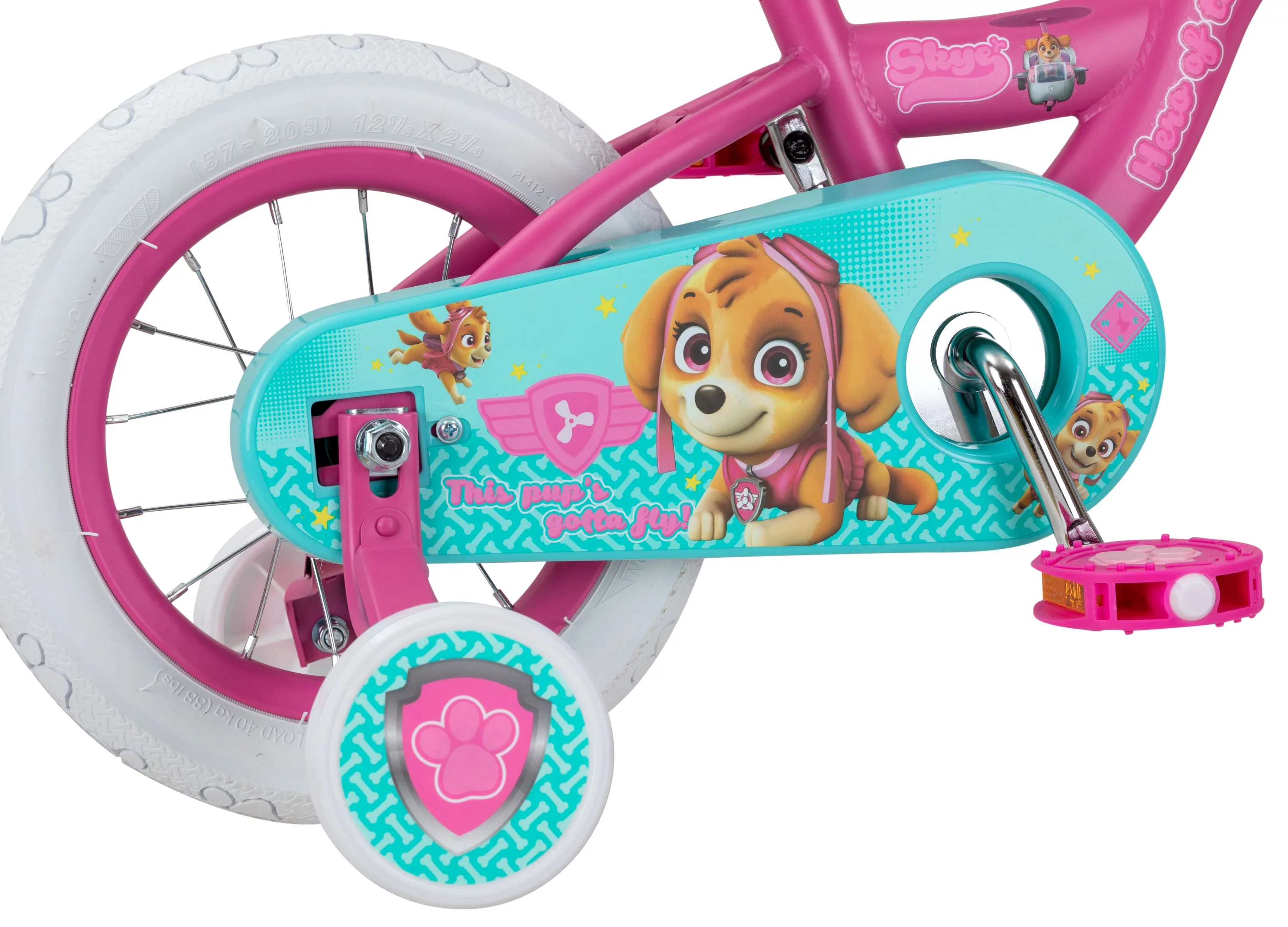 Paw Patrol Skye Sidewalk Bike, 12 In. Wheels, Ages 2 to 4, Pink - Womvr