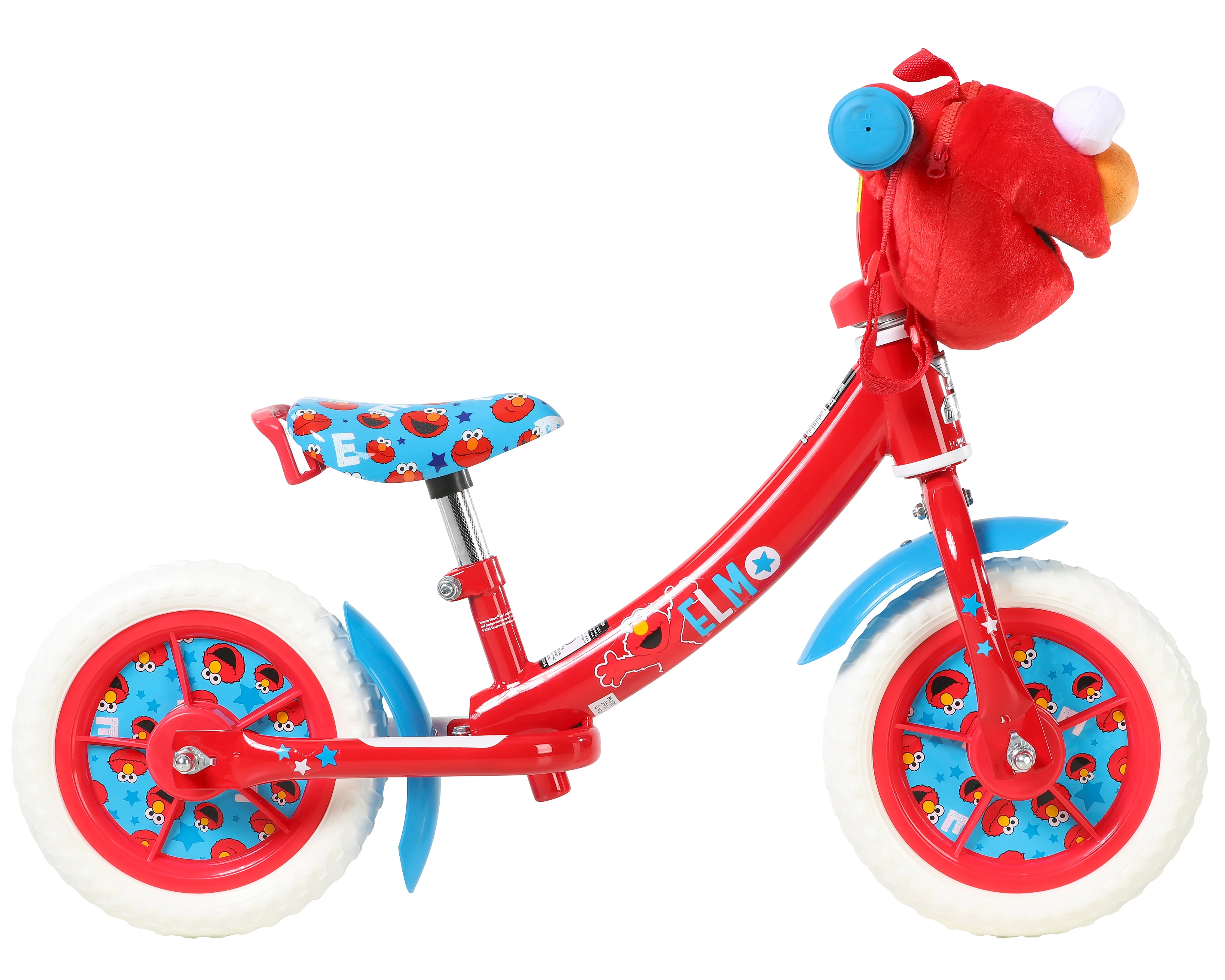 Dynacraft Sesame Street Elmo 10-Inch Unisex Balance Bike for Age 2-5 Years - Womvr