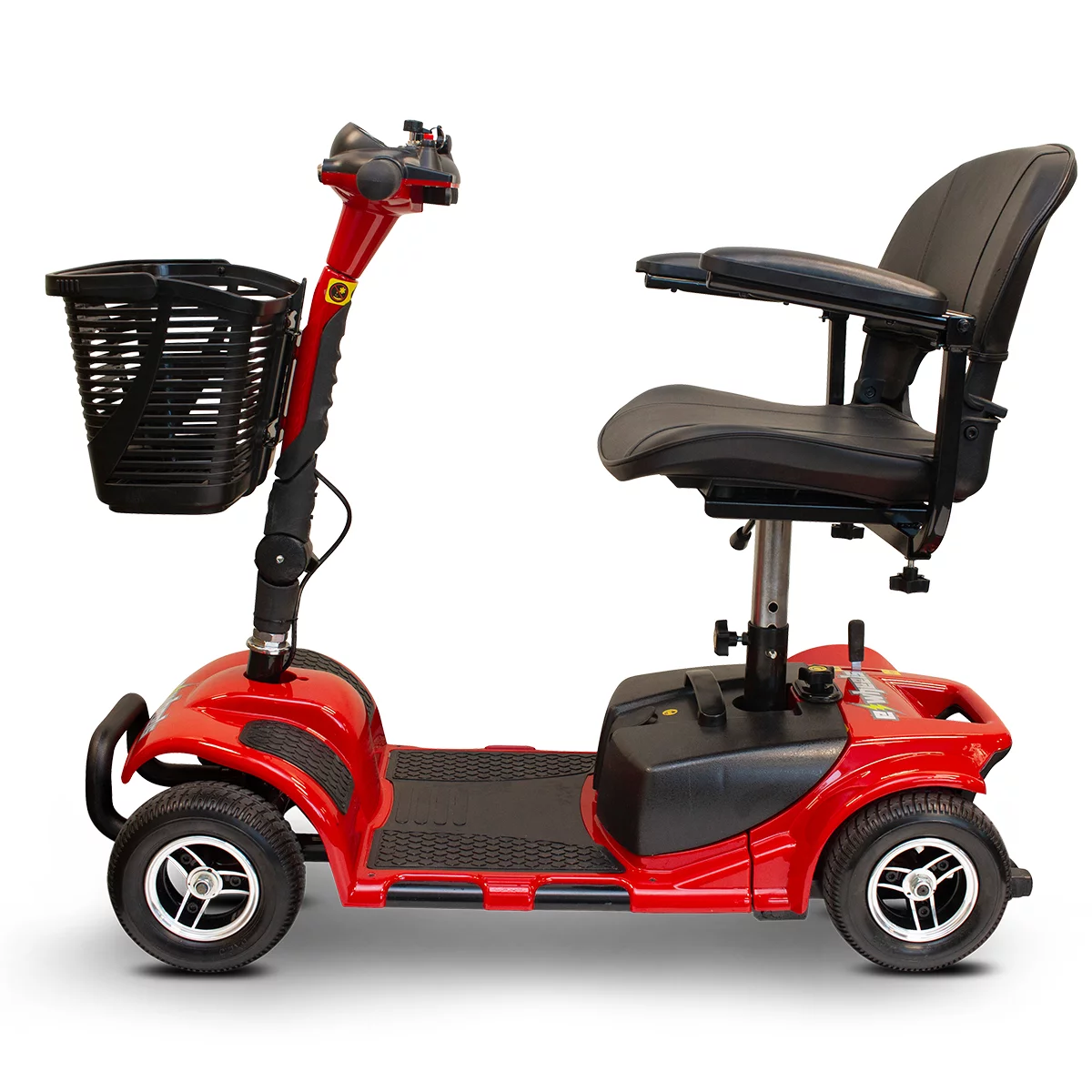 EWheels 4 Wheel Travel Electric Battery Medical Mobility Scooter, Red - Womvr